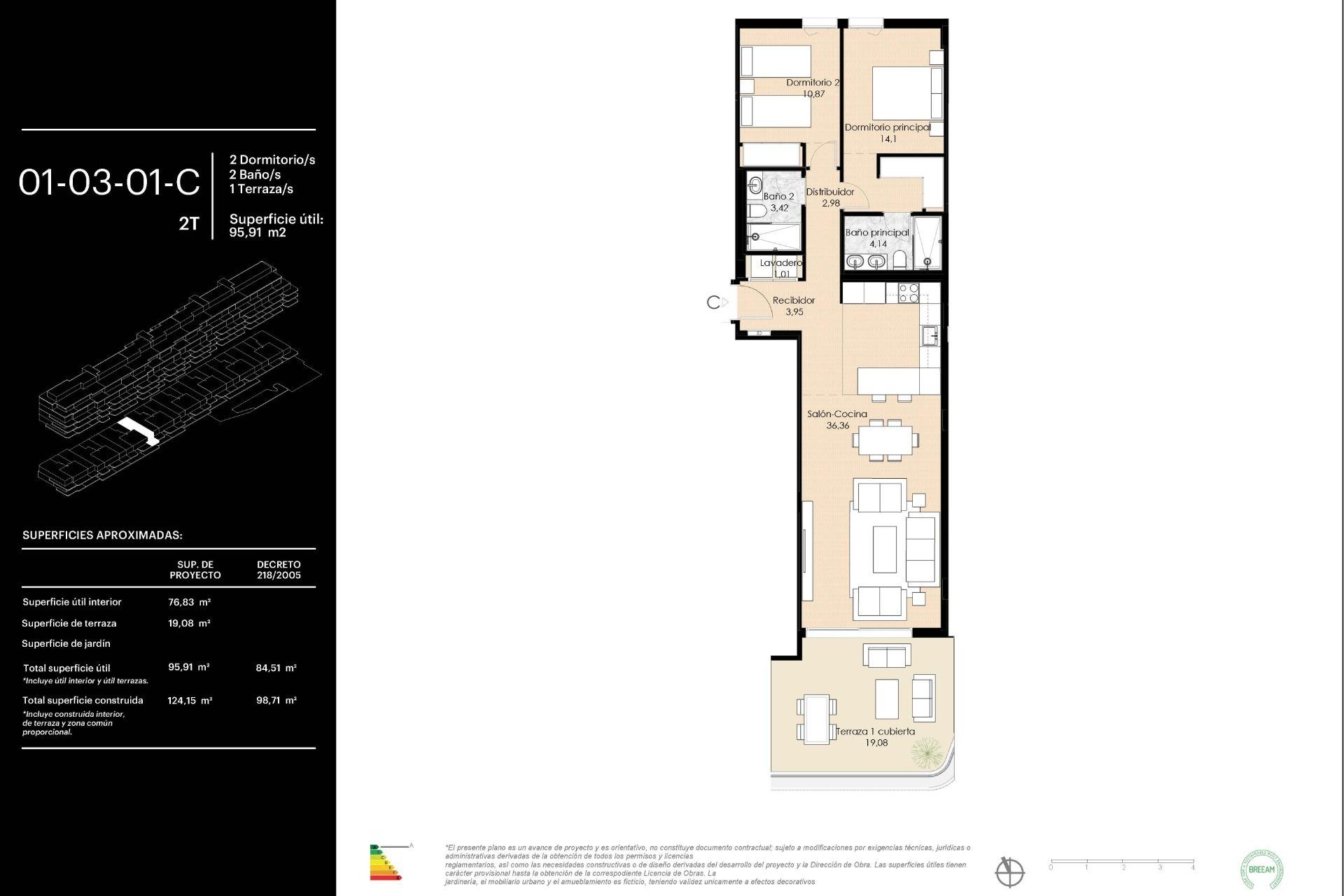 Nouvelle construction - Appartement -
Torremolinos - Recinto Ferial