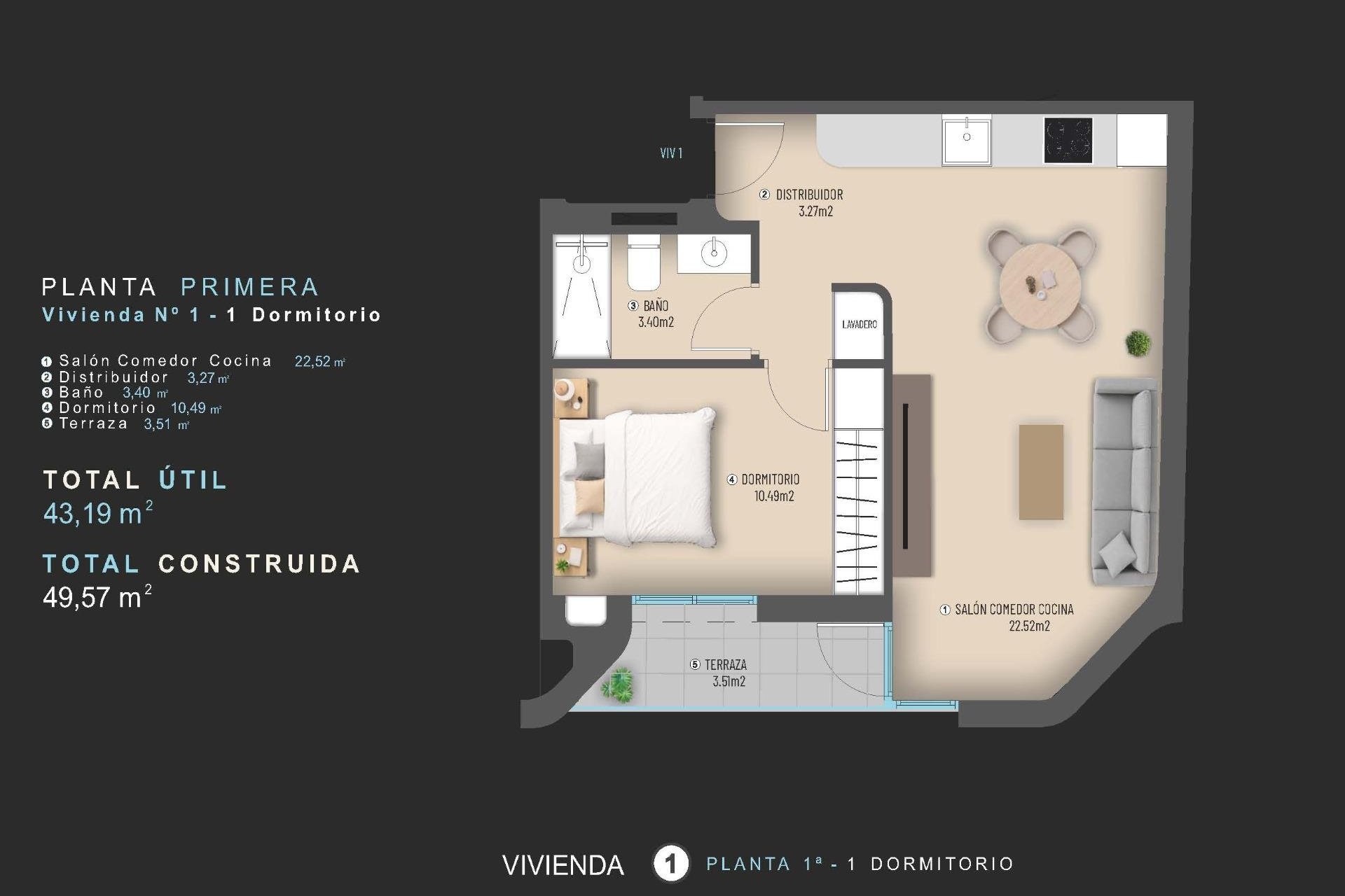 Nouvelle construction - Appartement -
Torrevieja - Centro