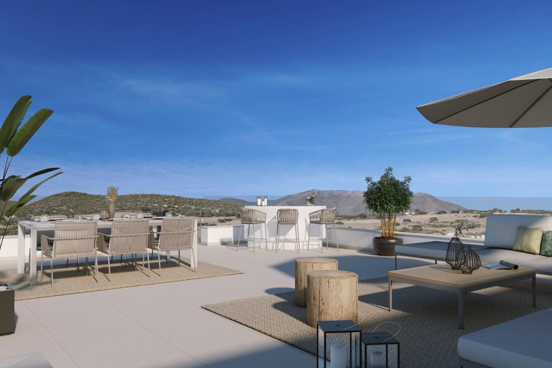Nouvelle construction - Attique -
Casares - Camarate
