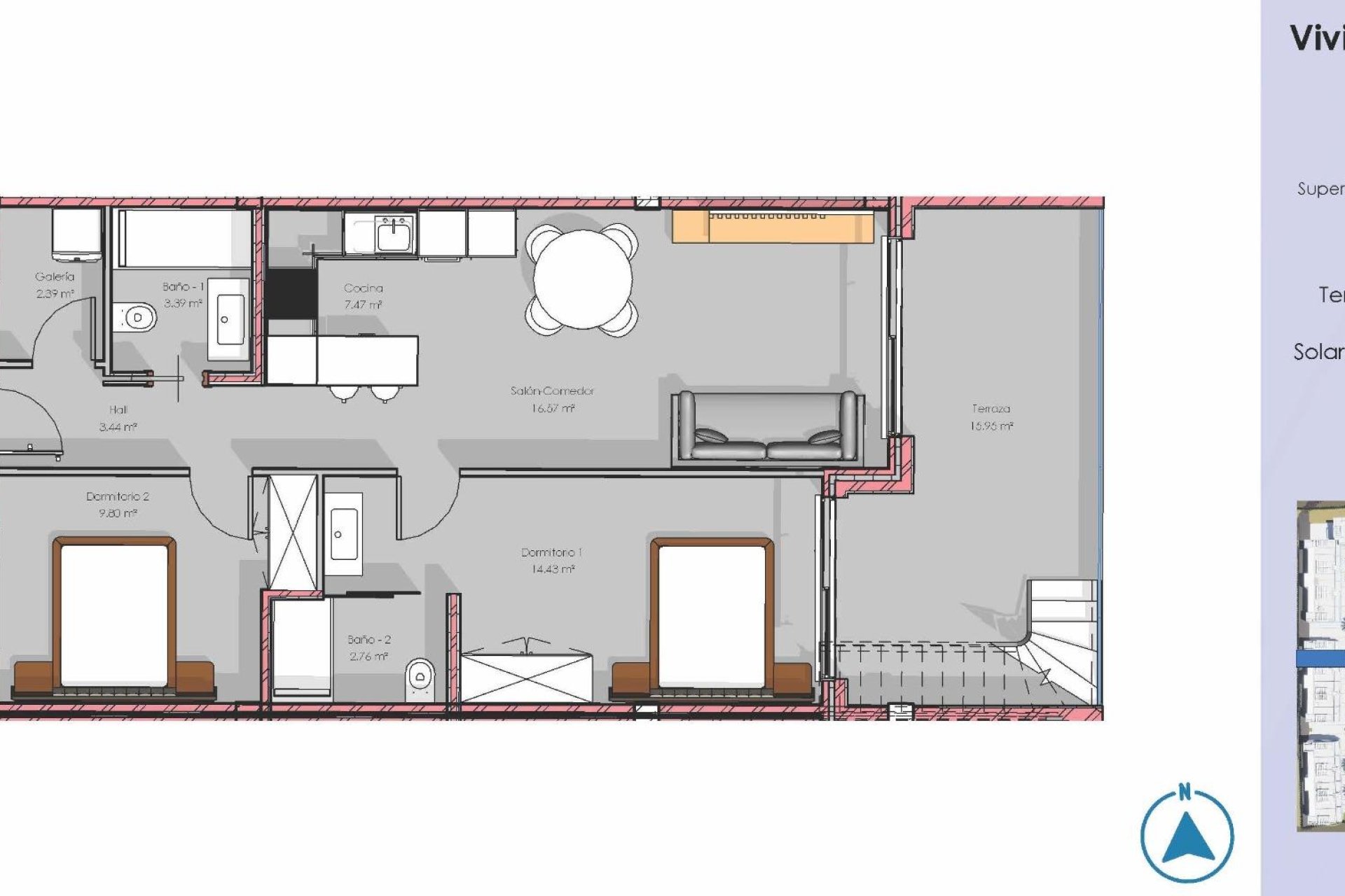 Nouvelle construction - Attique -
Guardamar del Segura - El Raso