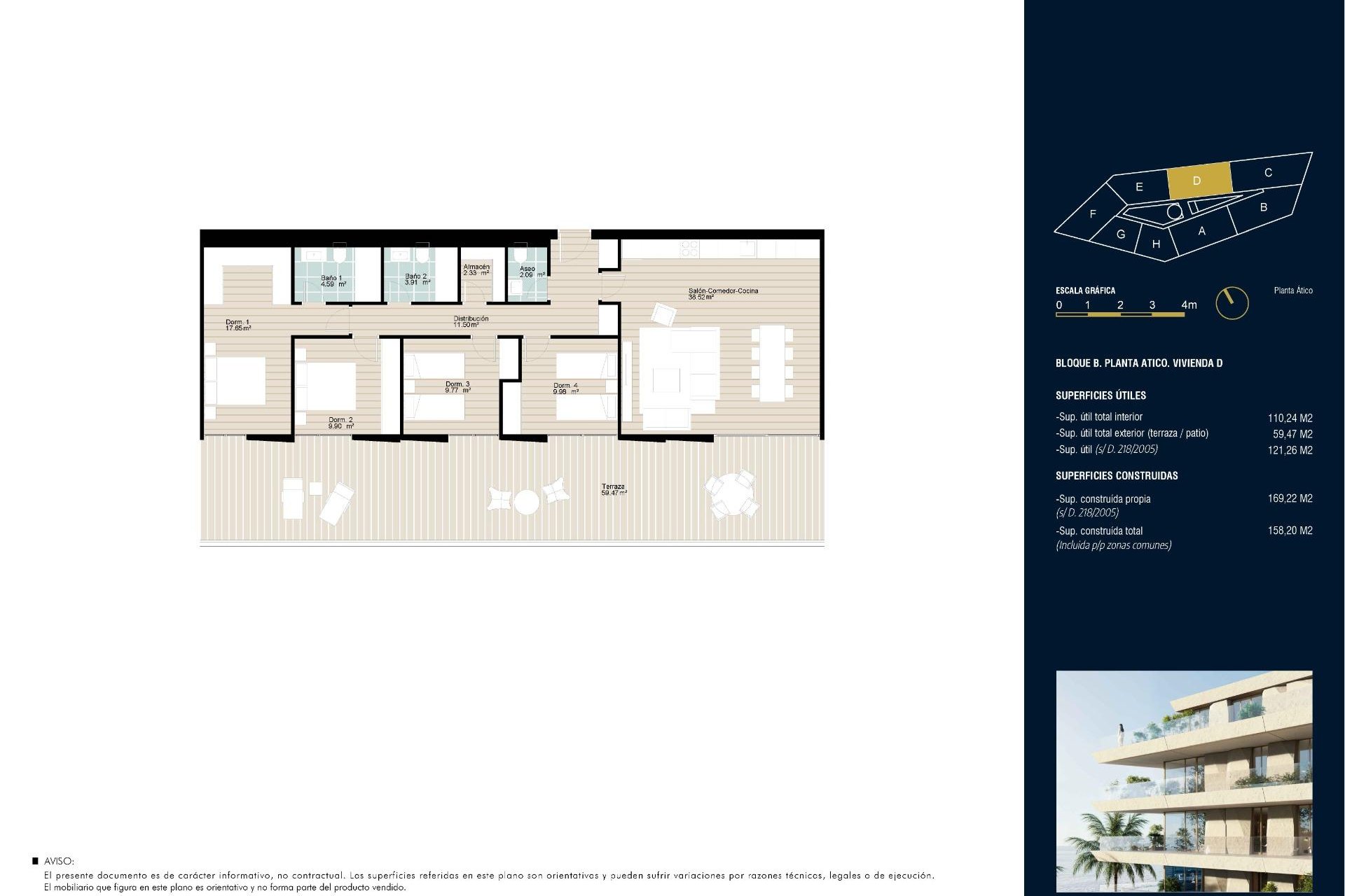 Nouvelle construction - Attique -
Manilva - Castillo de la Duquesa
