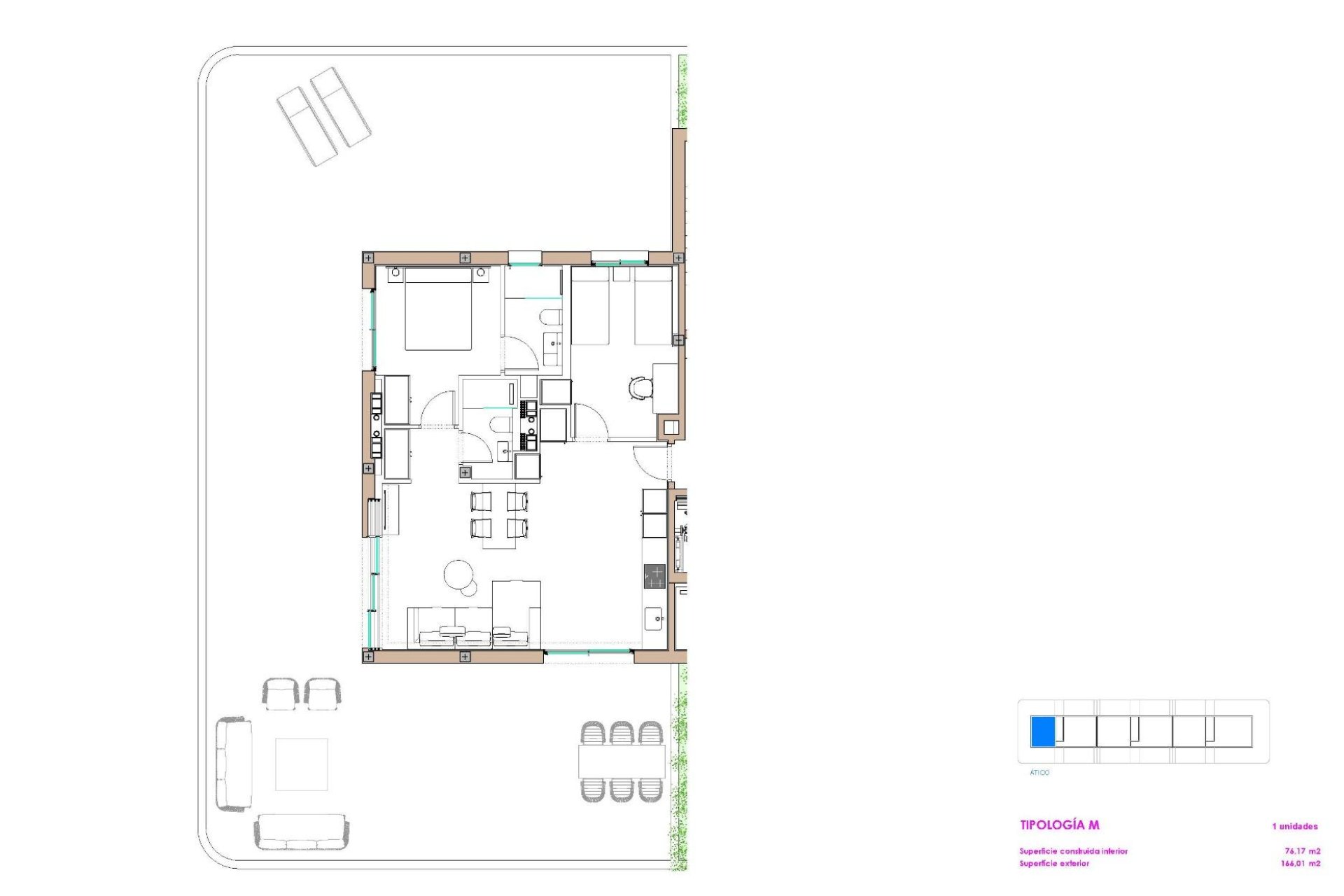 Nouvelle construction - Attique -
Moncofa - Playa de Moncofa
