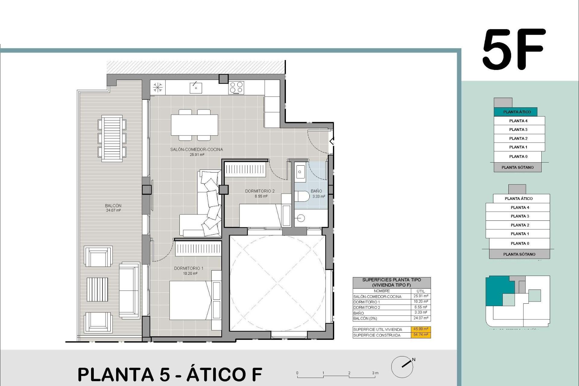 Nouvelle construction - Attique -
Torrevieja - El acequión