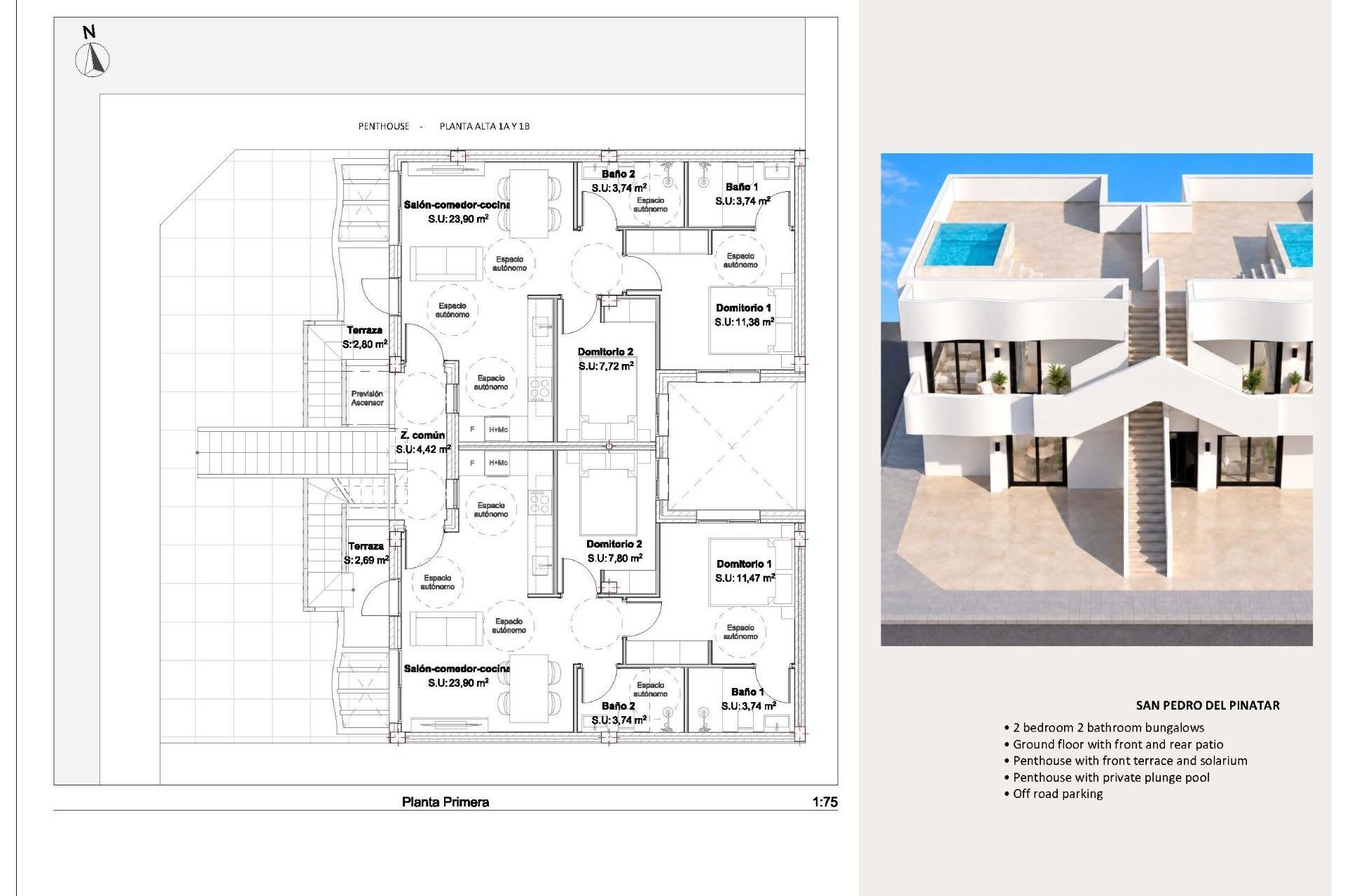 Nouvelle construction - Bungalow -
San Pedro del Pinatar - Los Peñascos