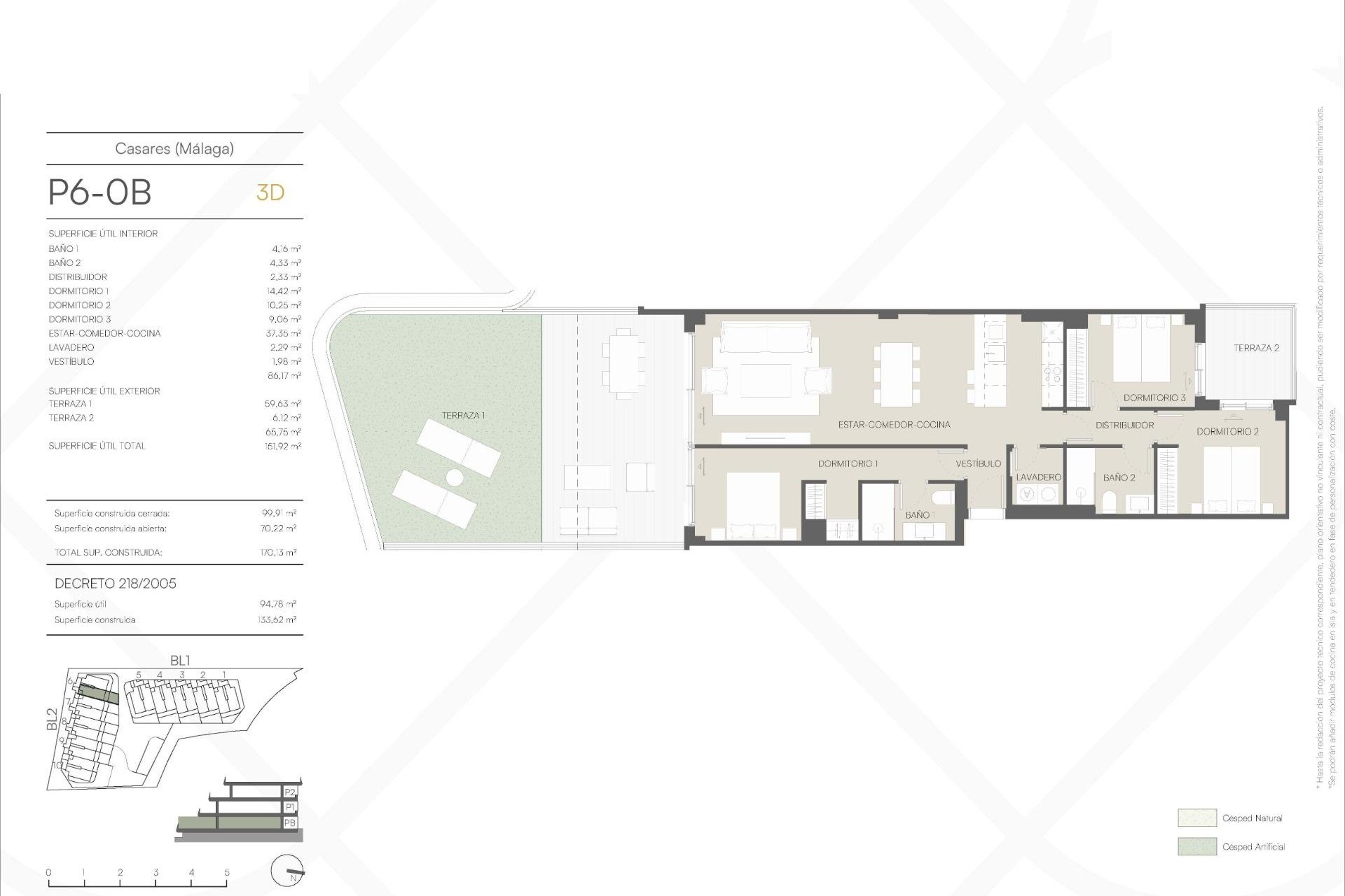Nouvelle construction - Ground floor apartment -
Casares - Casares Golf