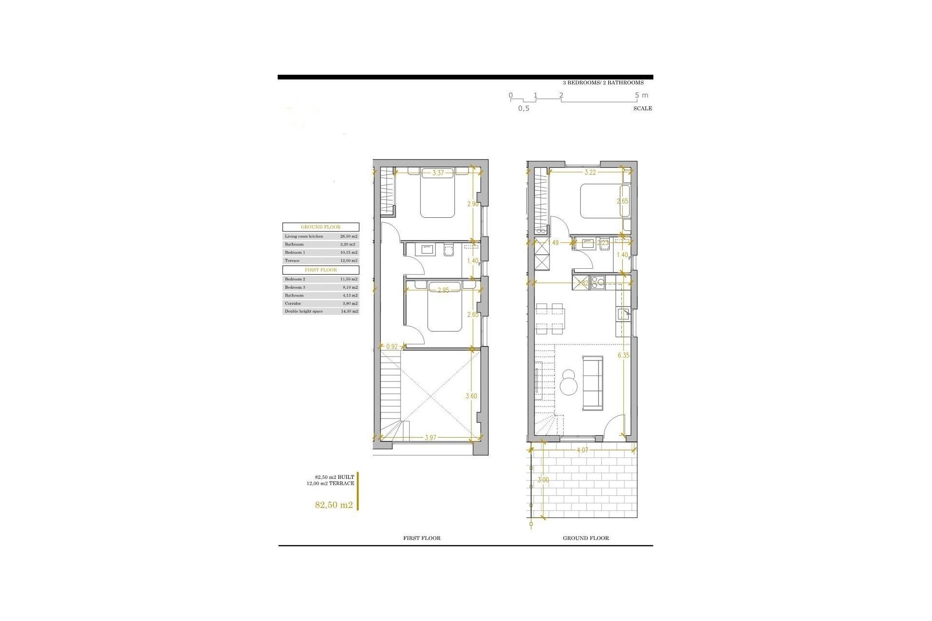 Nouvelle construction - Town House -
Orihuela Costa - PAU 26