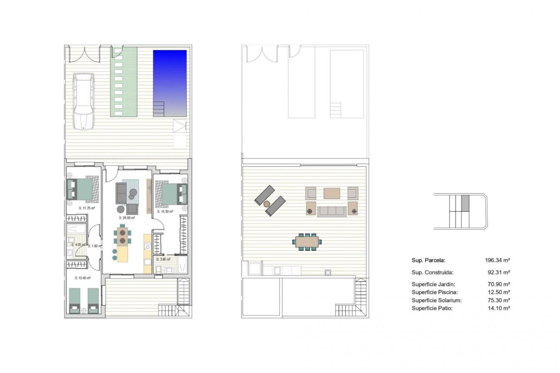 Nouvelle construction - Town House -
San Javier - Parque del doce