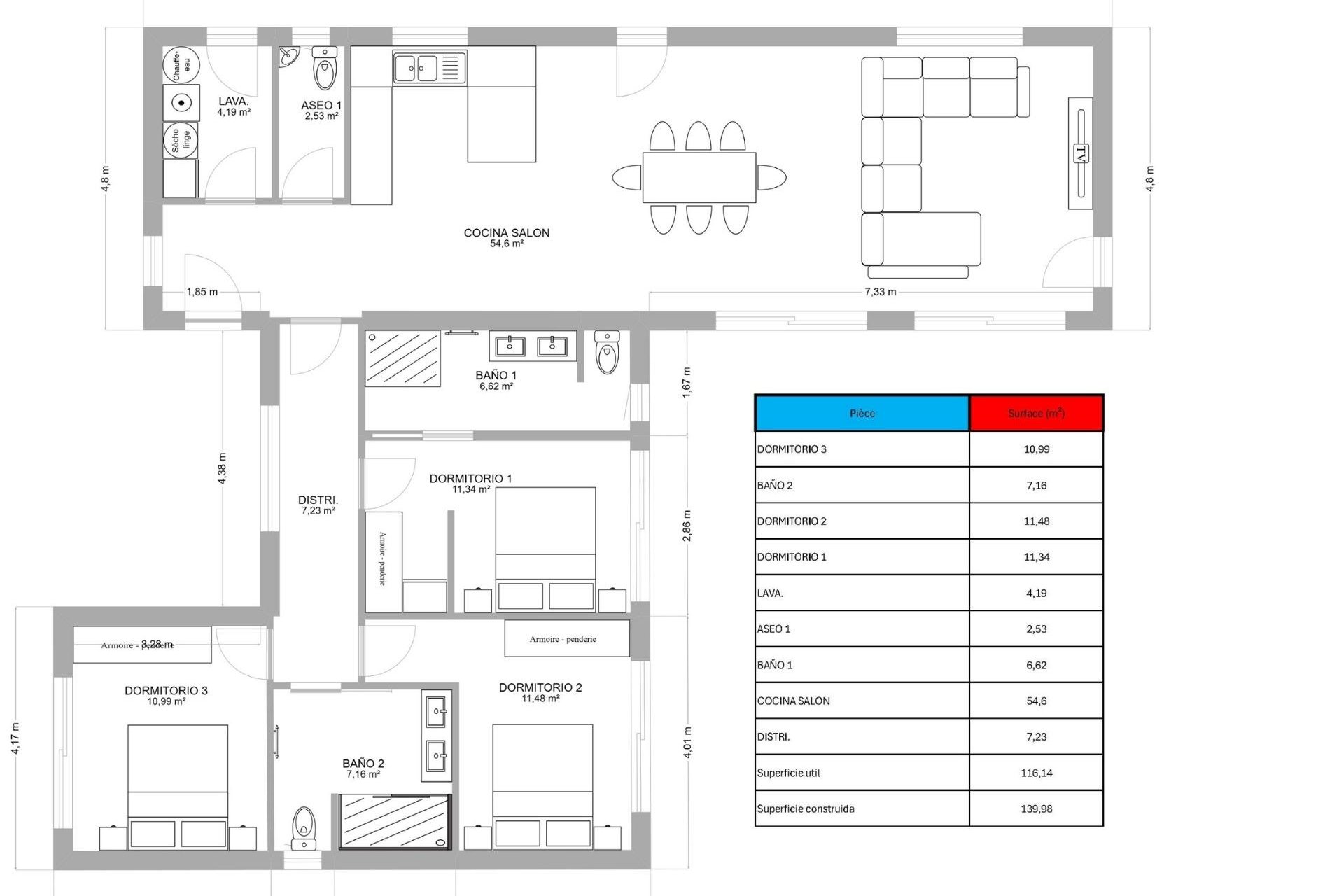 Nouvelle construction - Villa -
Aspe - urbanizaciones