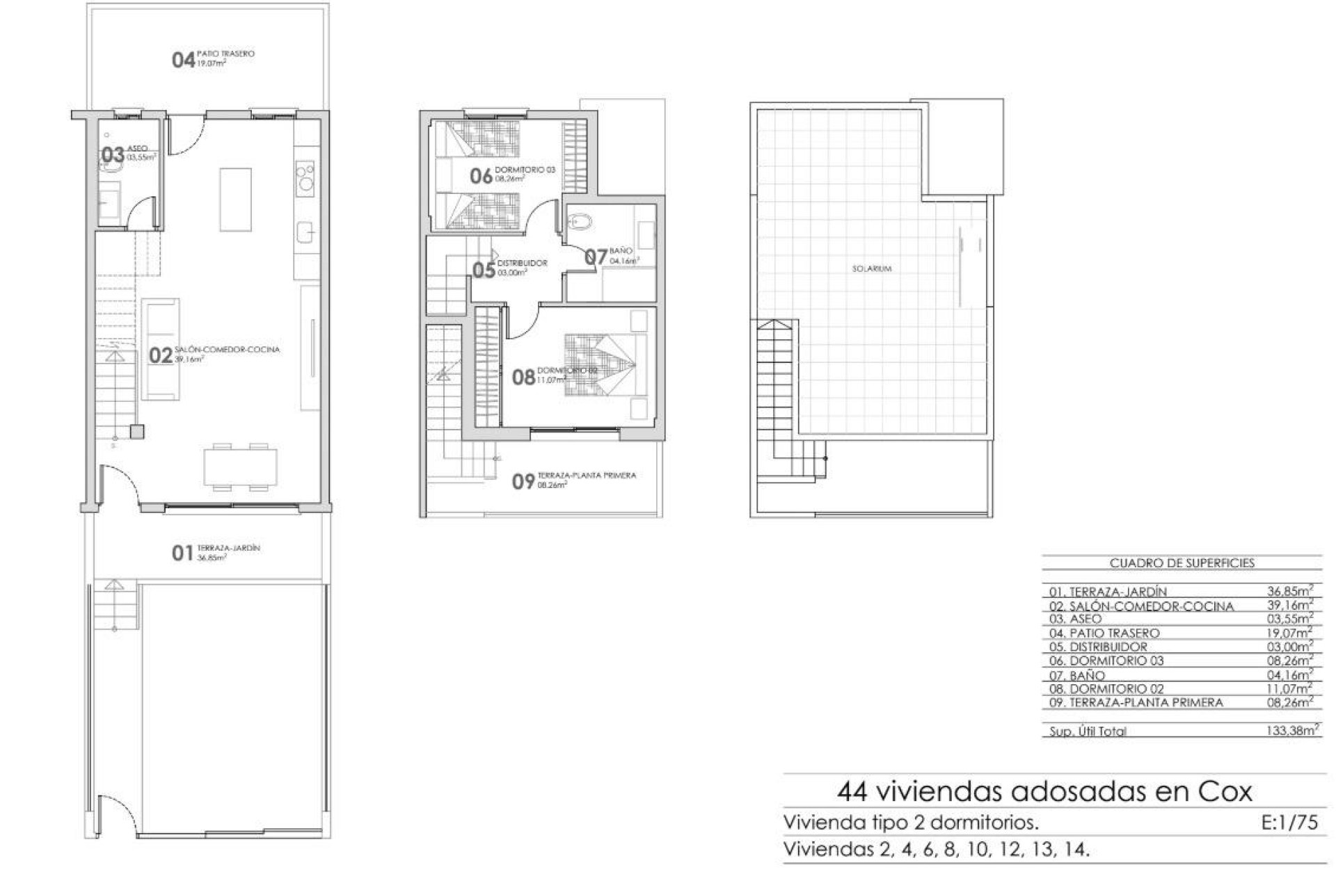 Obra nueva - Adosado -
Cox - San Fernando