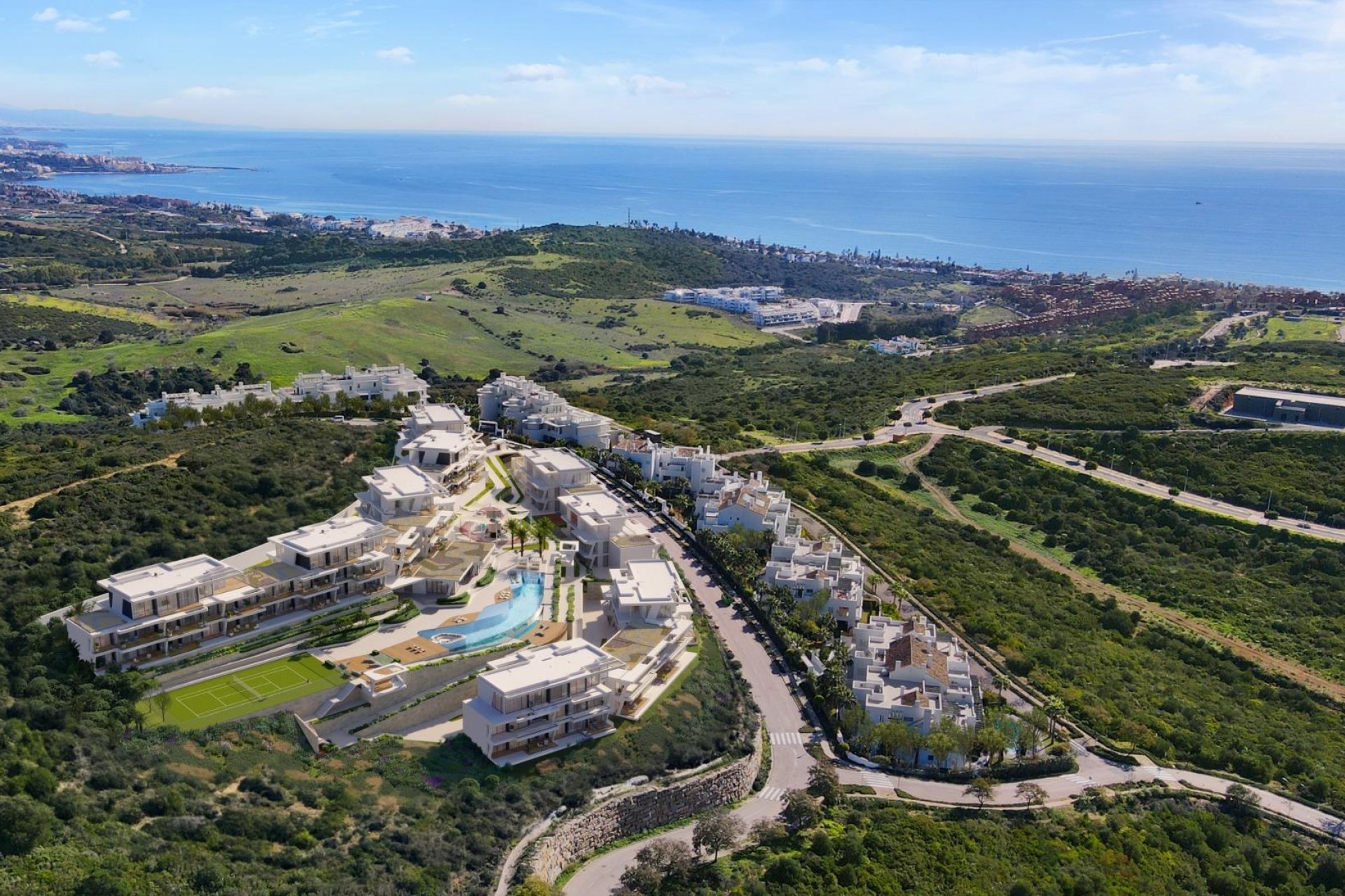 Obra nueva - Apartamento -
Casares - Finca Cortesín