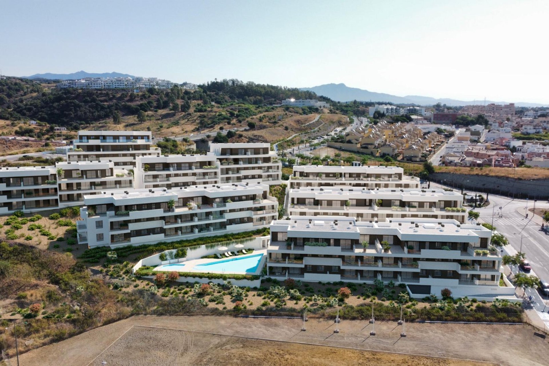 Obra nueva - Apartamento -
Estepona - Parque Central
