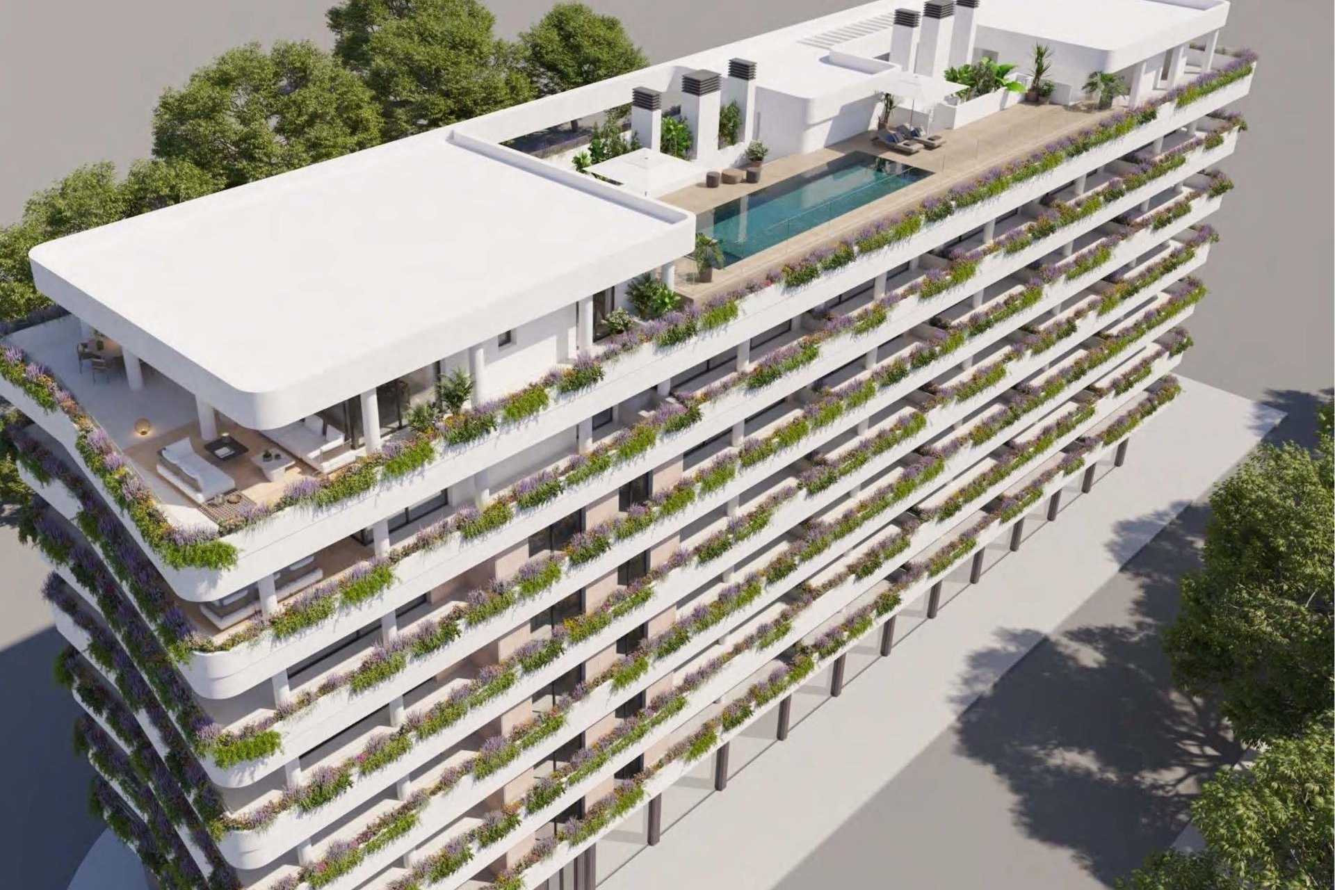 Obra nueva - Apartamento -
Estepona - Parque Central