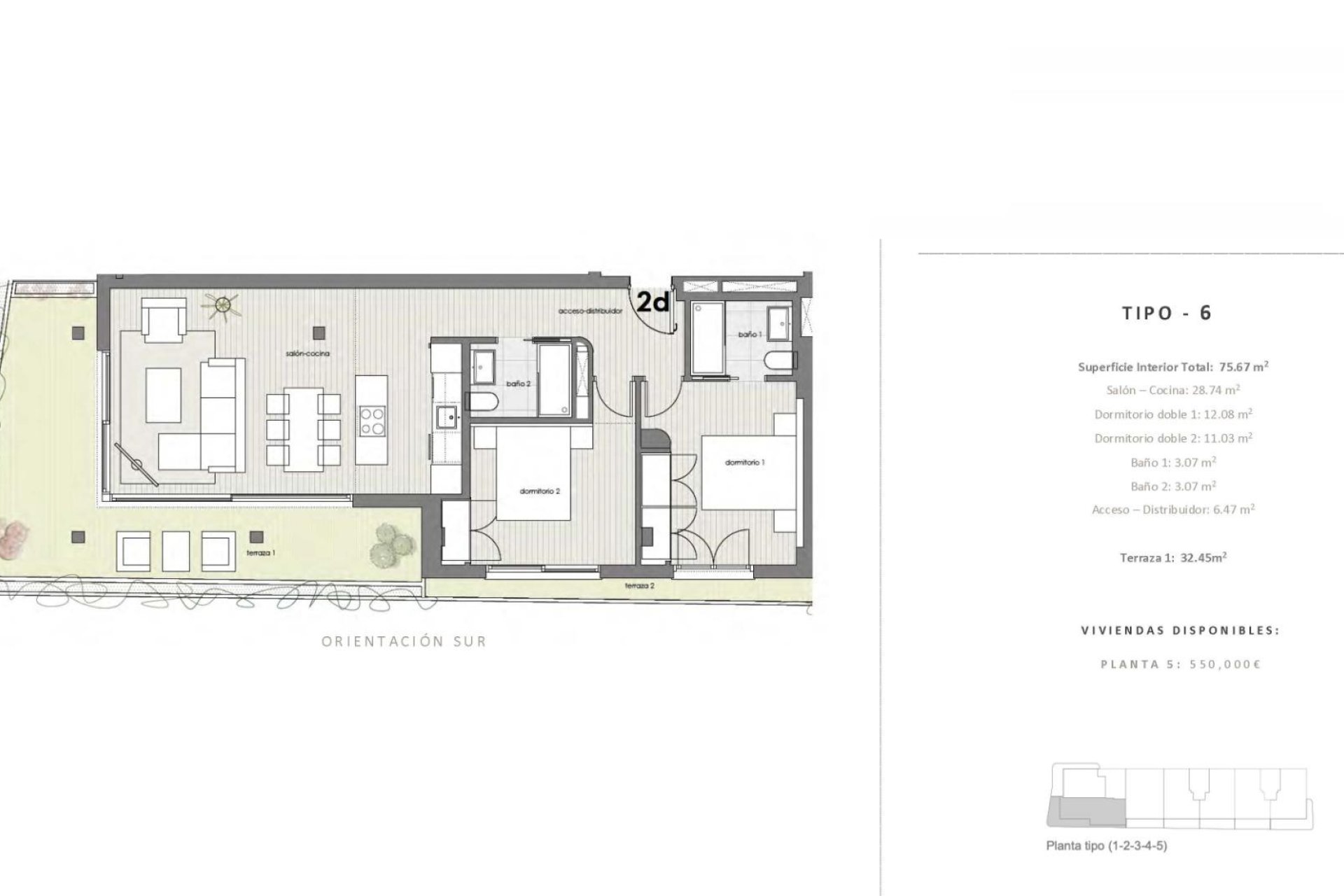 Obra nueva - Apartamento -
Estepona - Parque Central