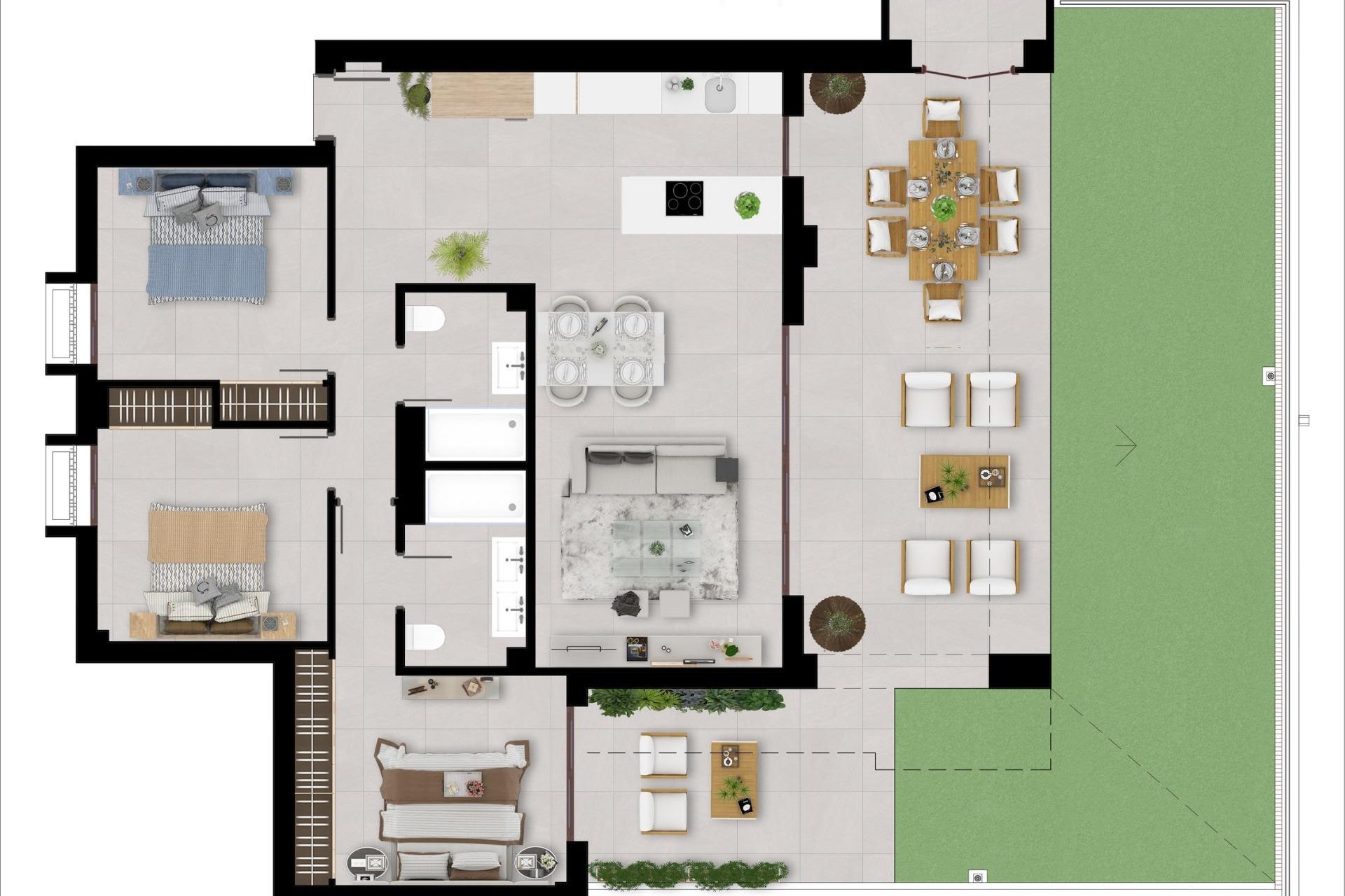 Obra nueva - Apartamento -
Istán - Cerros De Los Lagos