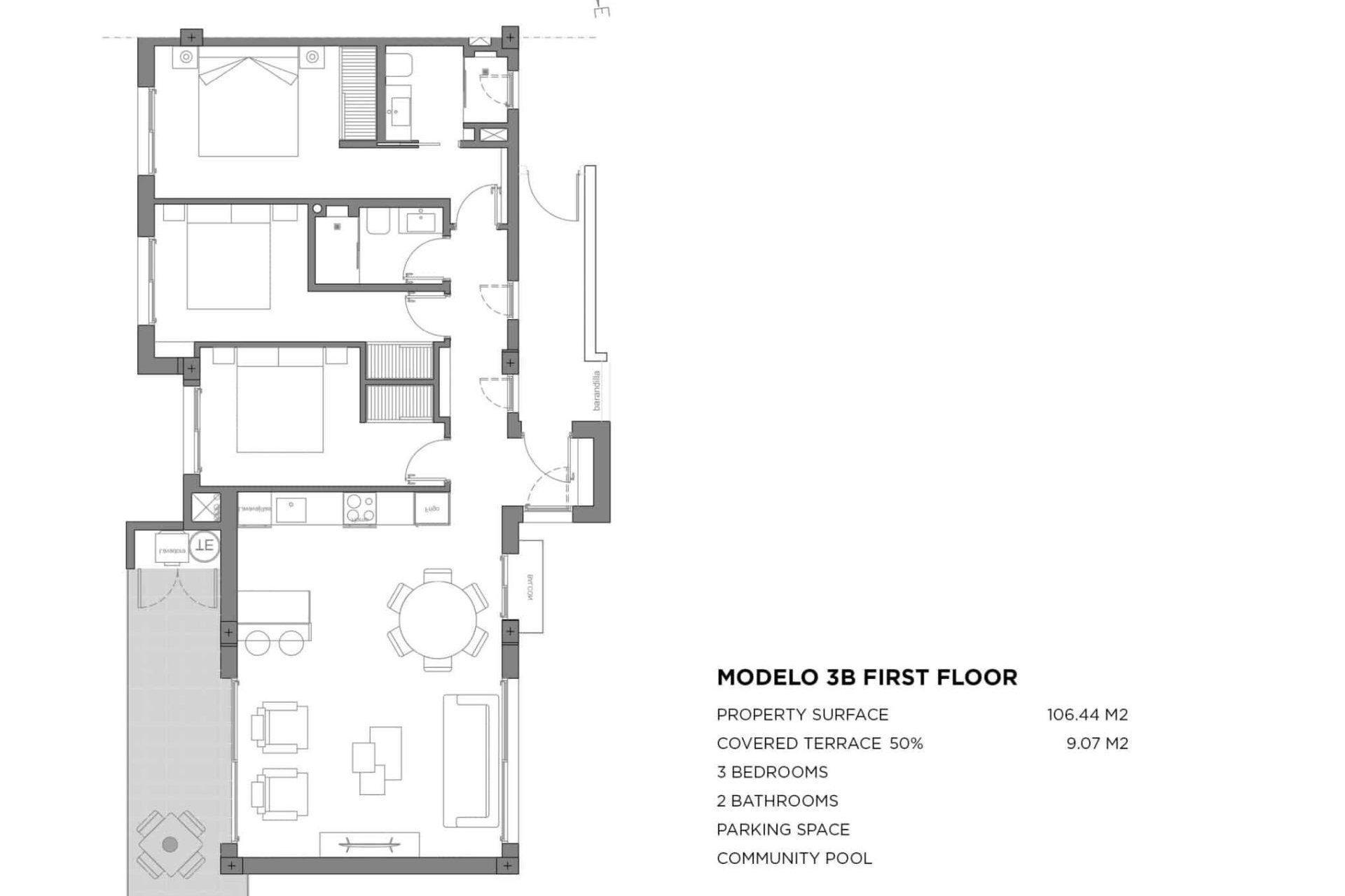 Obra nueva - Apartamento -
Los Alcazares - Parque Diana