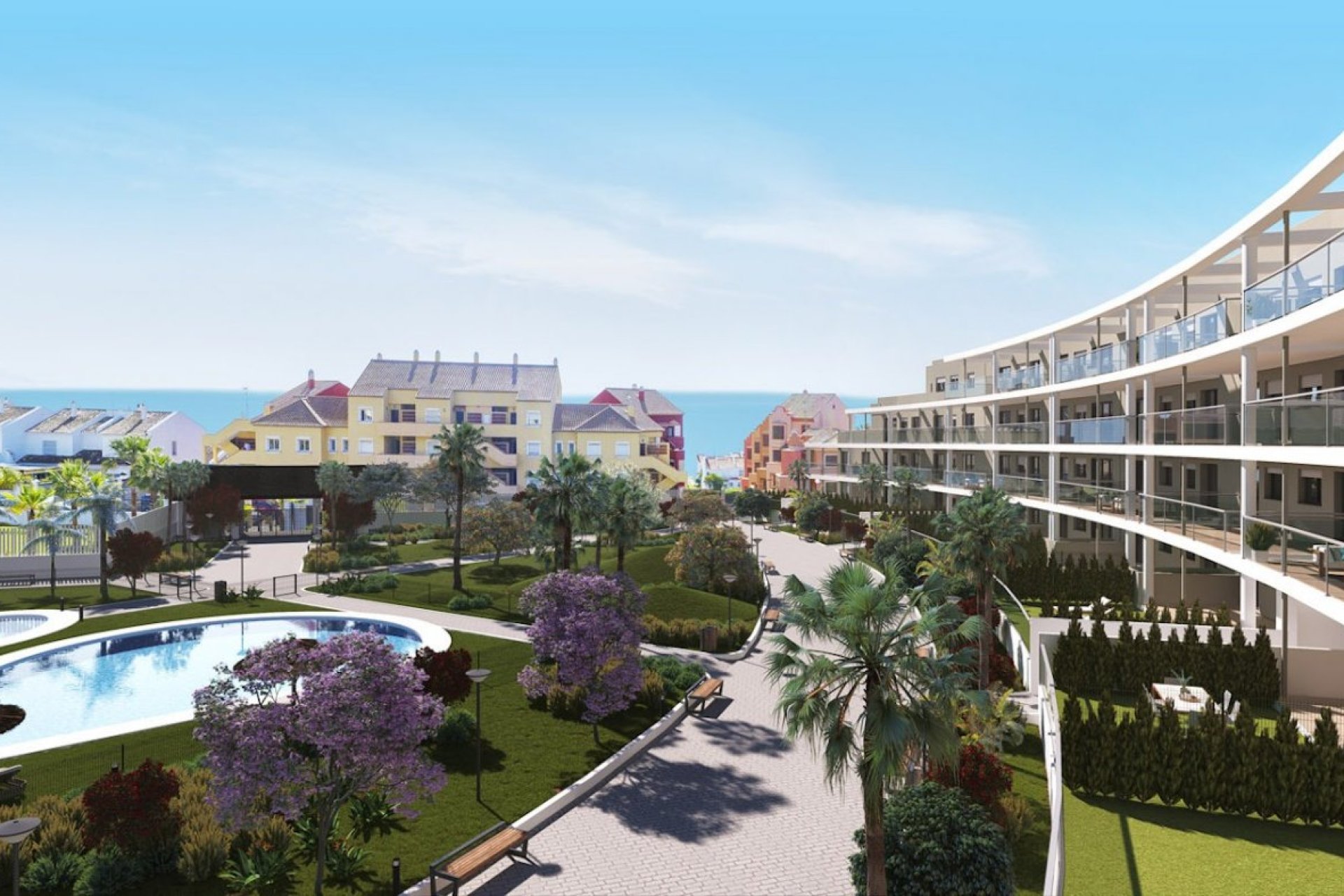 Obra nueva - Apartamento -
Manilva - Aldea Beach