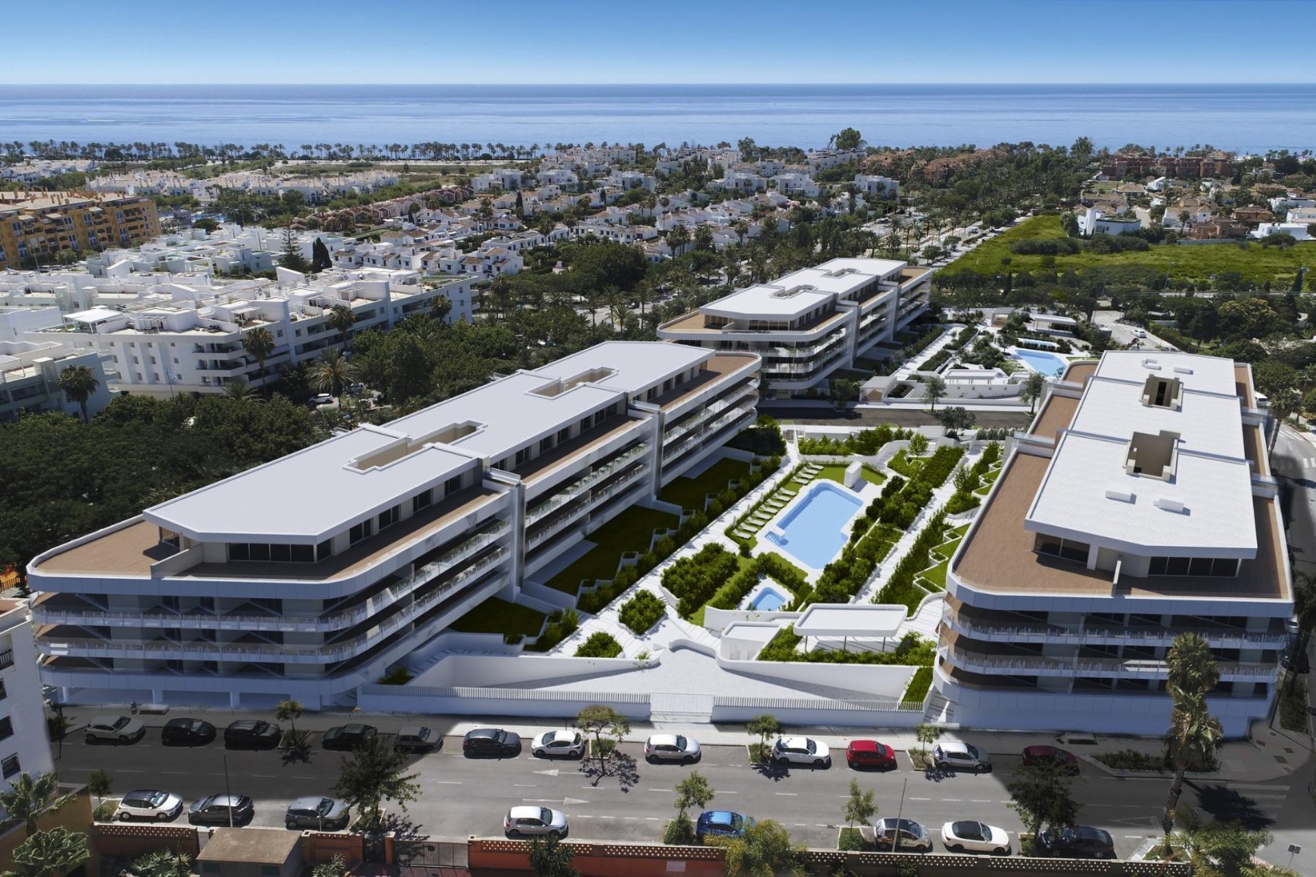 Obra nueva - Apartamento -
Marbella - San Pedro