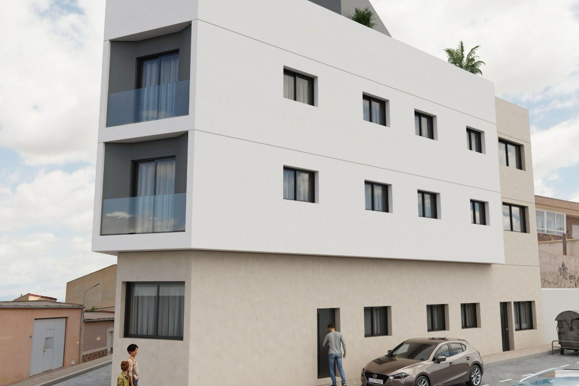 Obra nueva - Apartamento -
Mazarron - pueblo