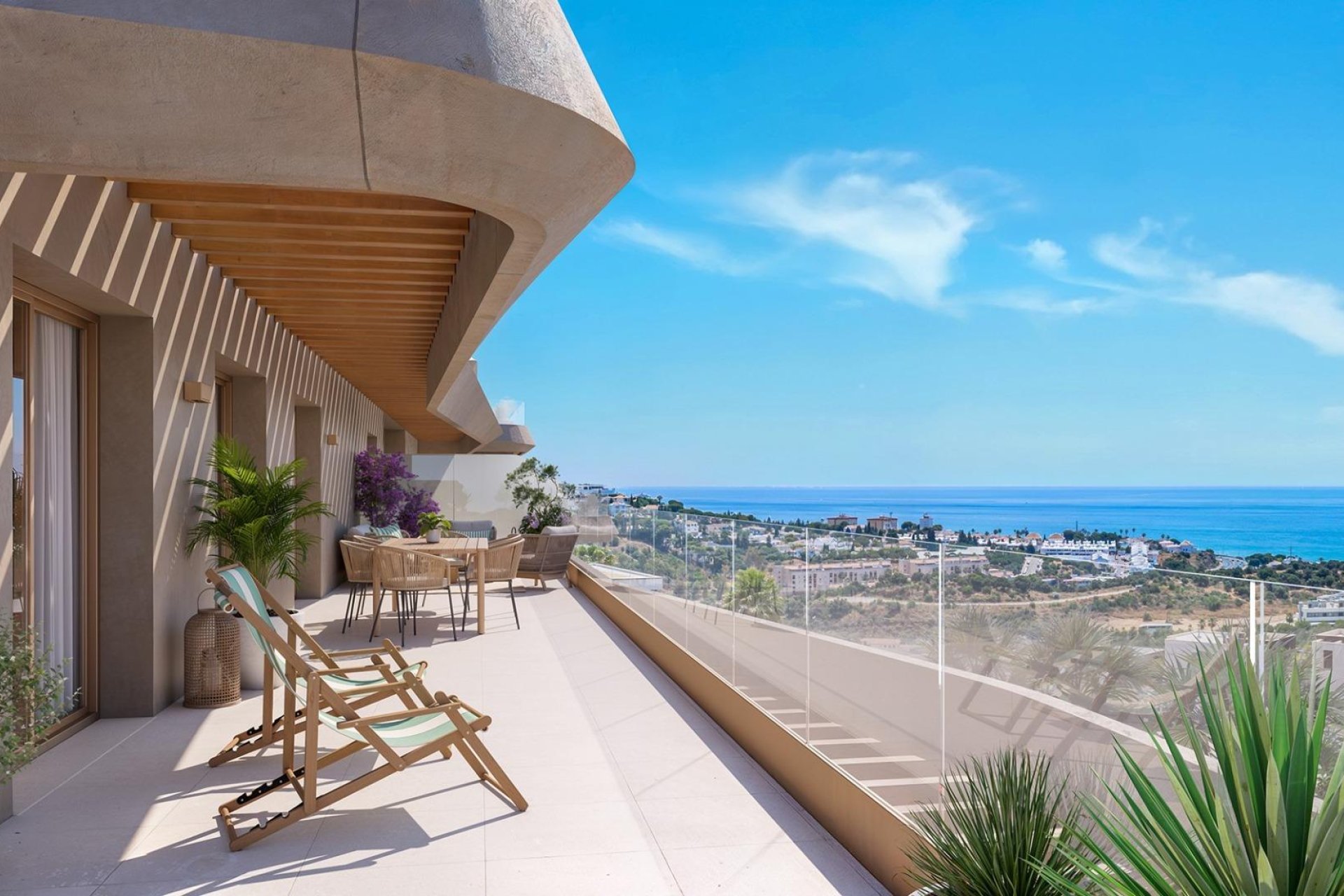 Obra nueva - Apartamento -
Mijas - La Cala