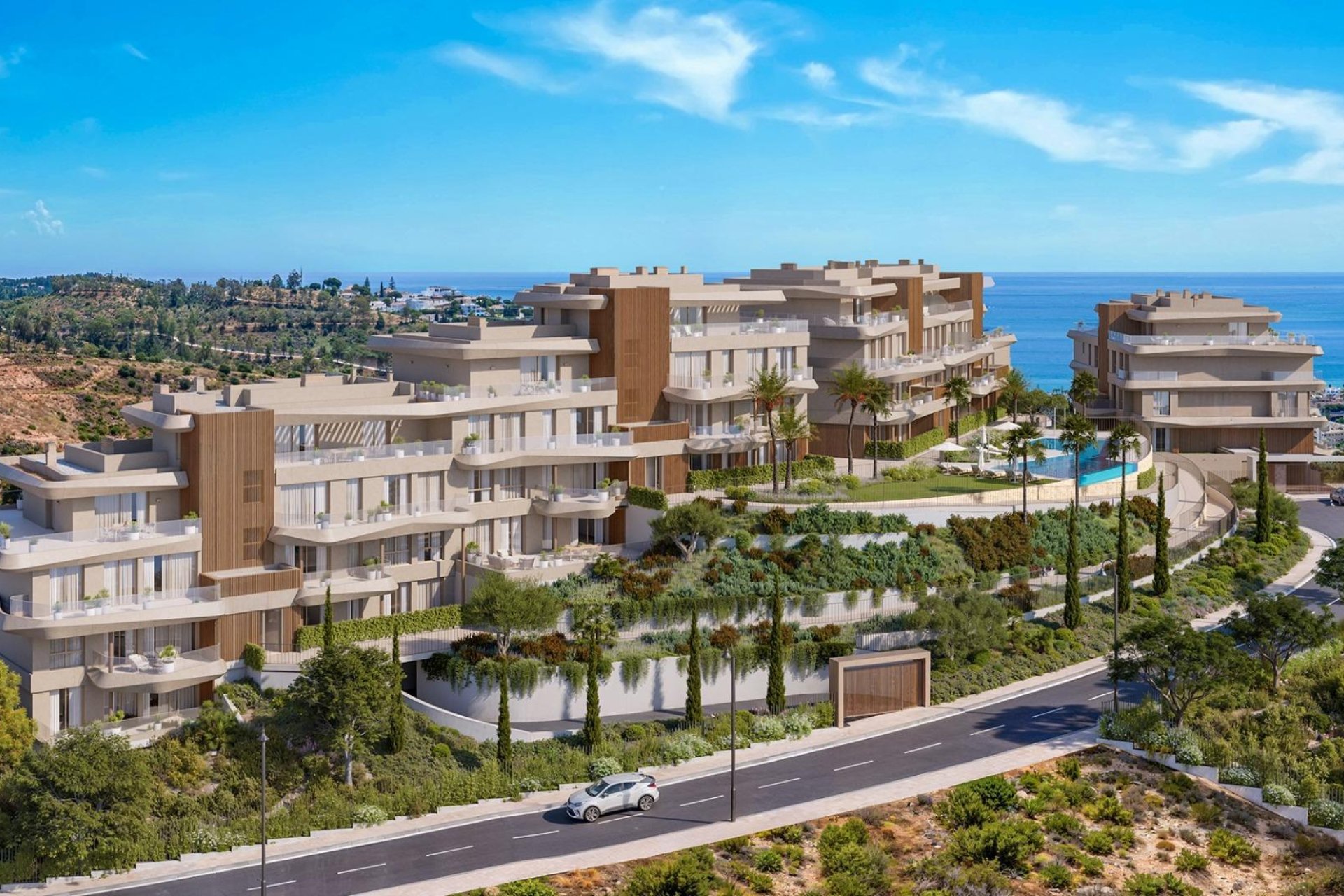 Obra nueva - Apartamento -
Mijas - La Cala