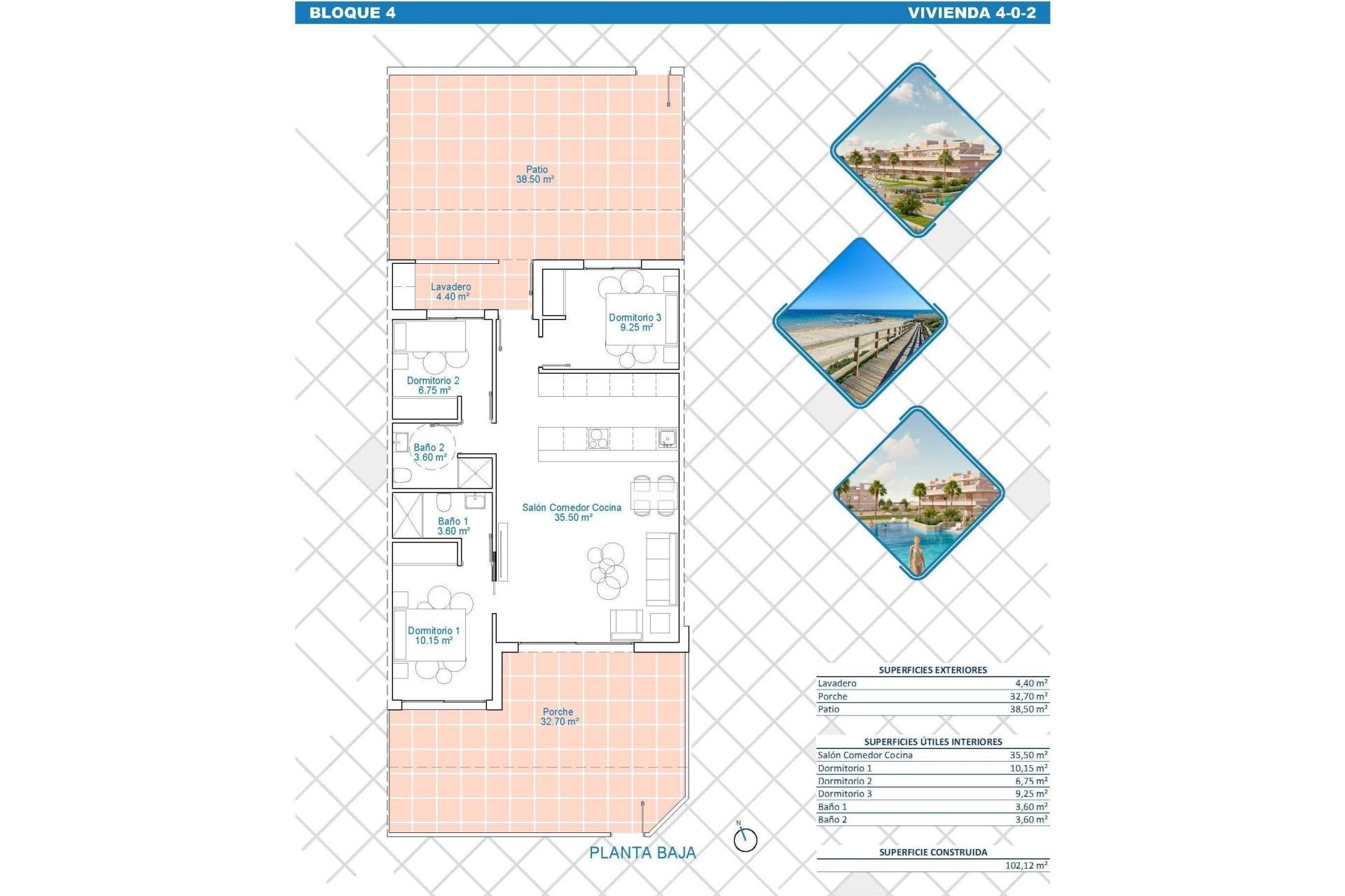 Obra nueva - Apartamento -
Pilar de la Horadada - Lo Monte