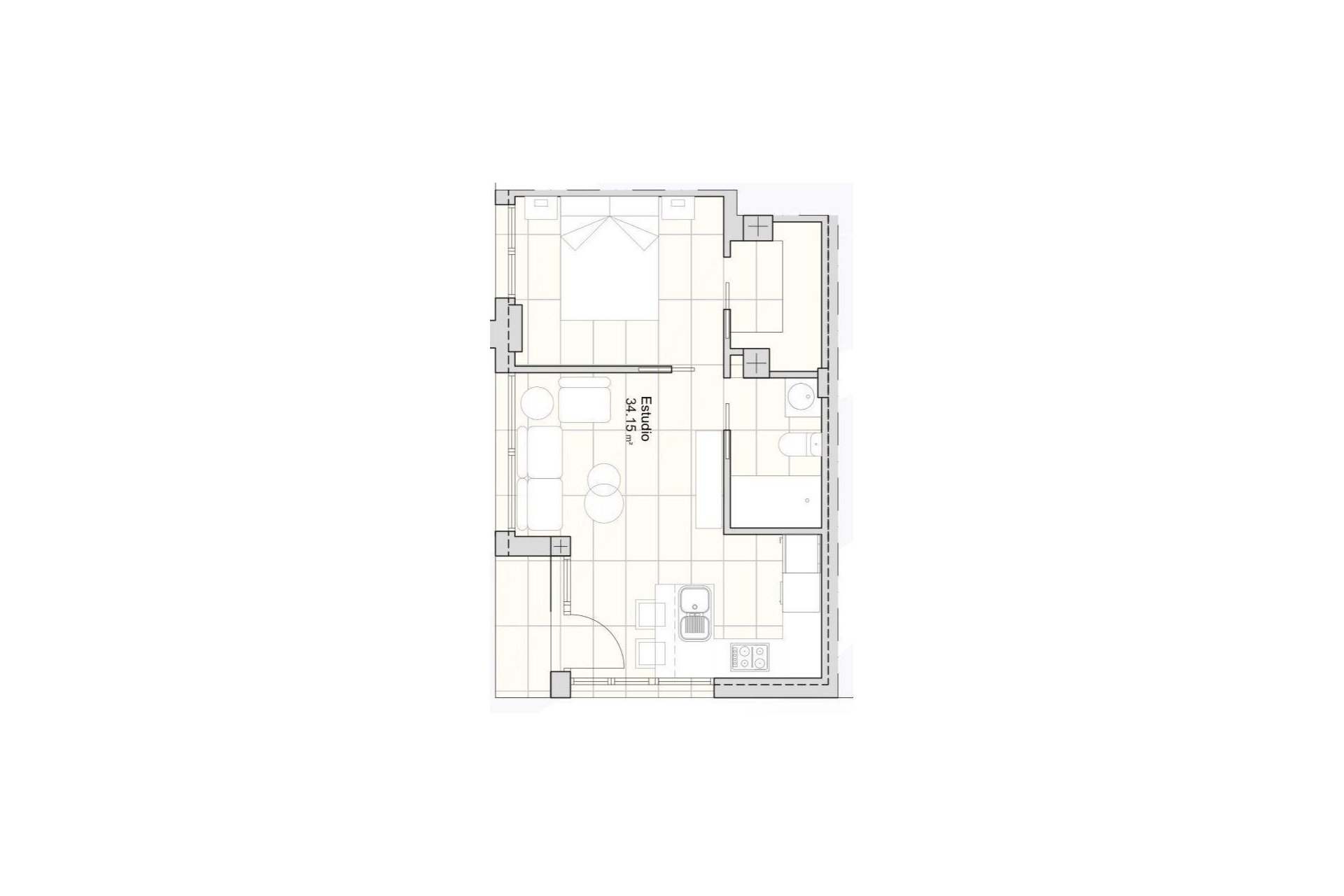 Obra nueva - Apartamento -
San Javier - pueblo