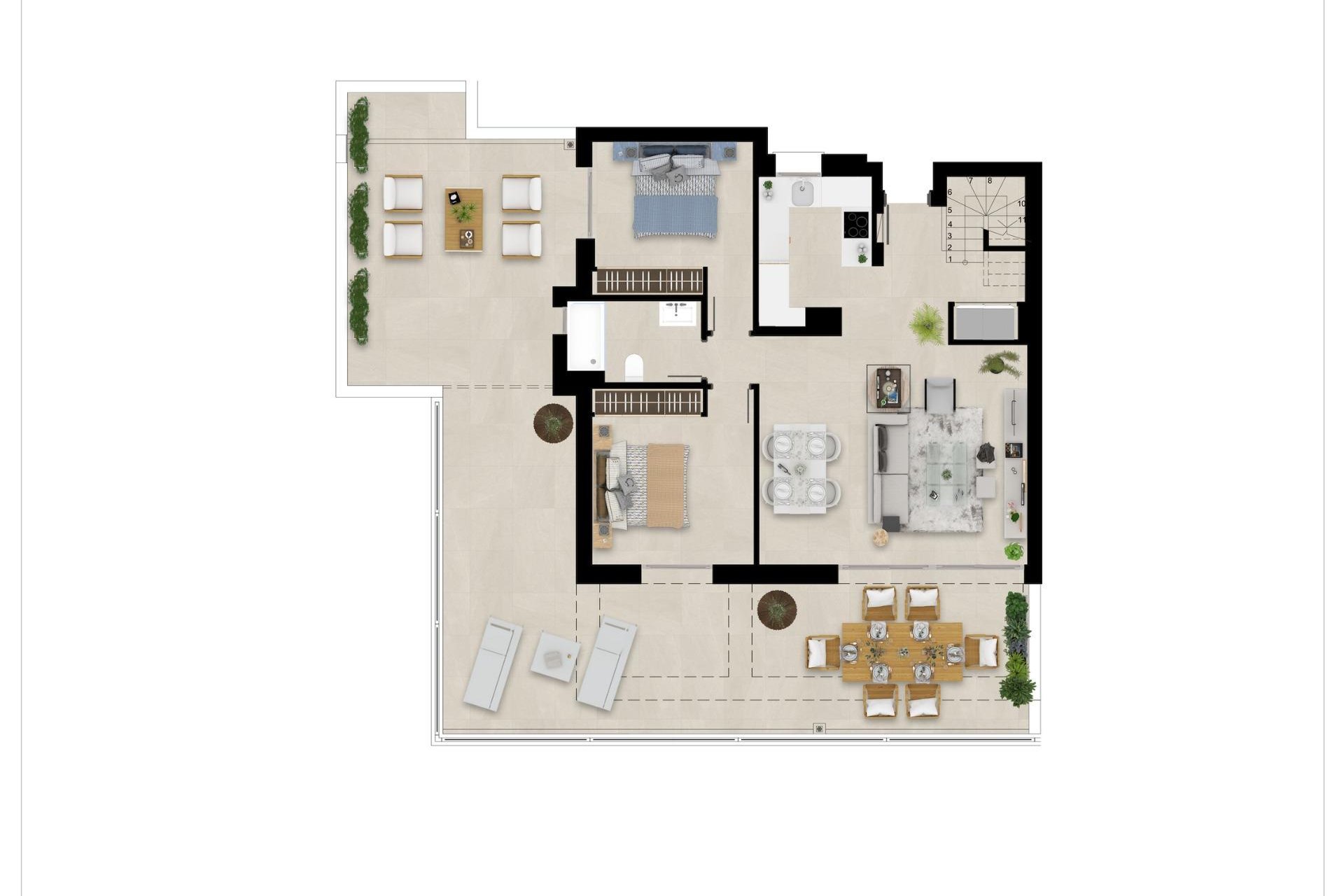 Obra nueva - Apartamento -
Sotogrande - San Roque Club
