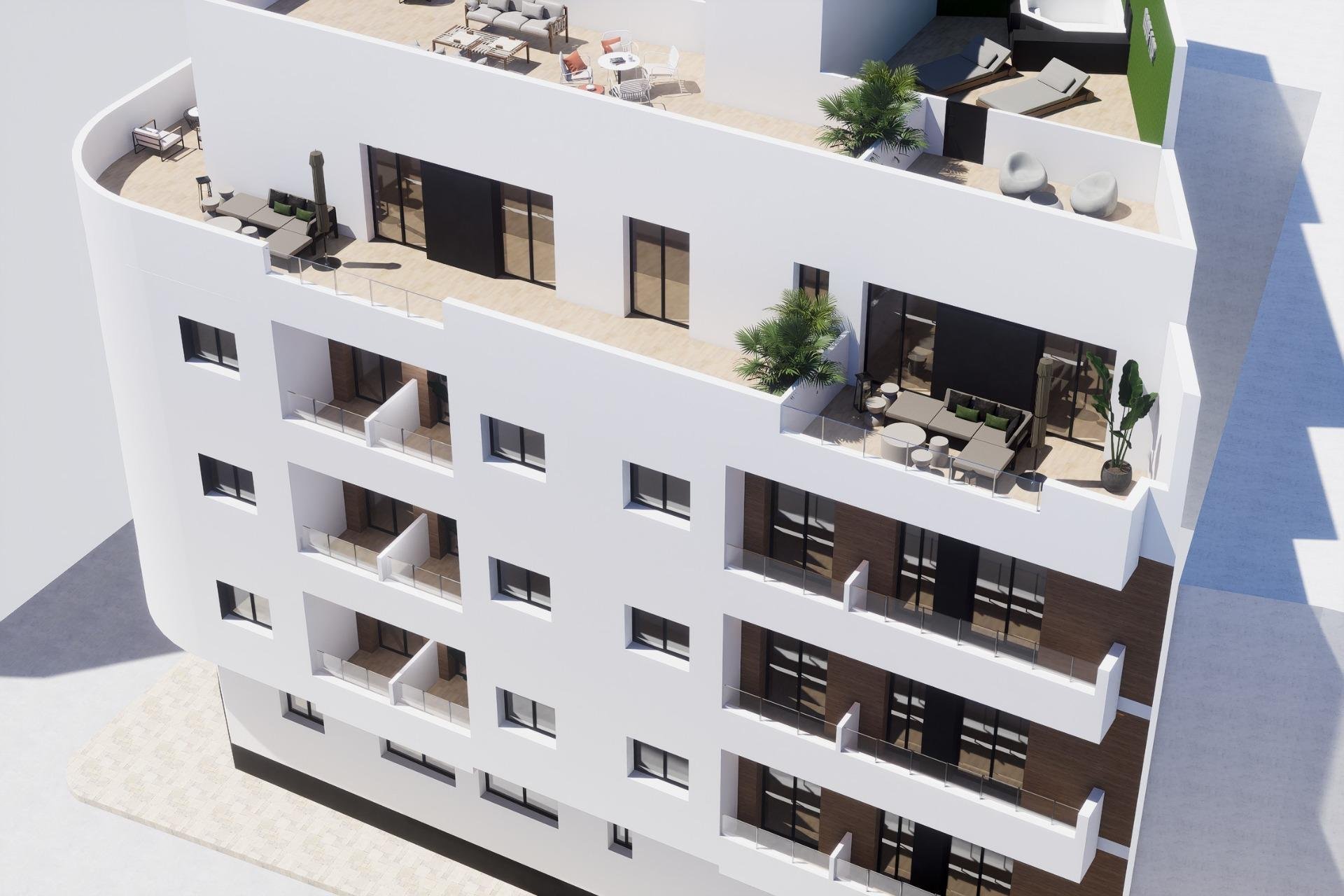 Obra nueva - Apartamento -
Torrevieja - pueblo