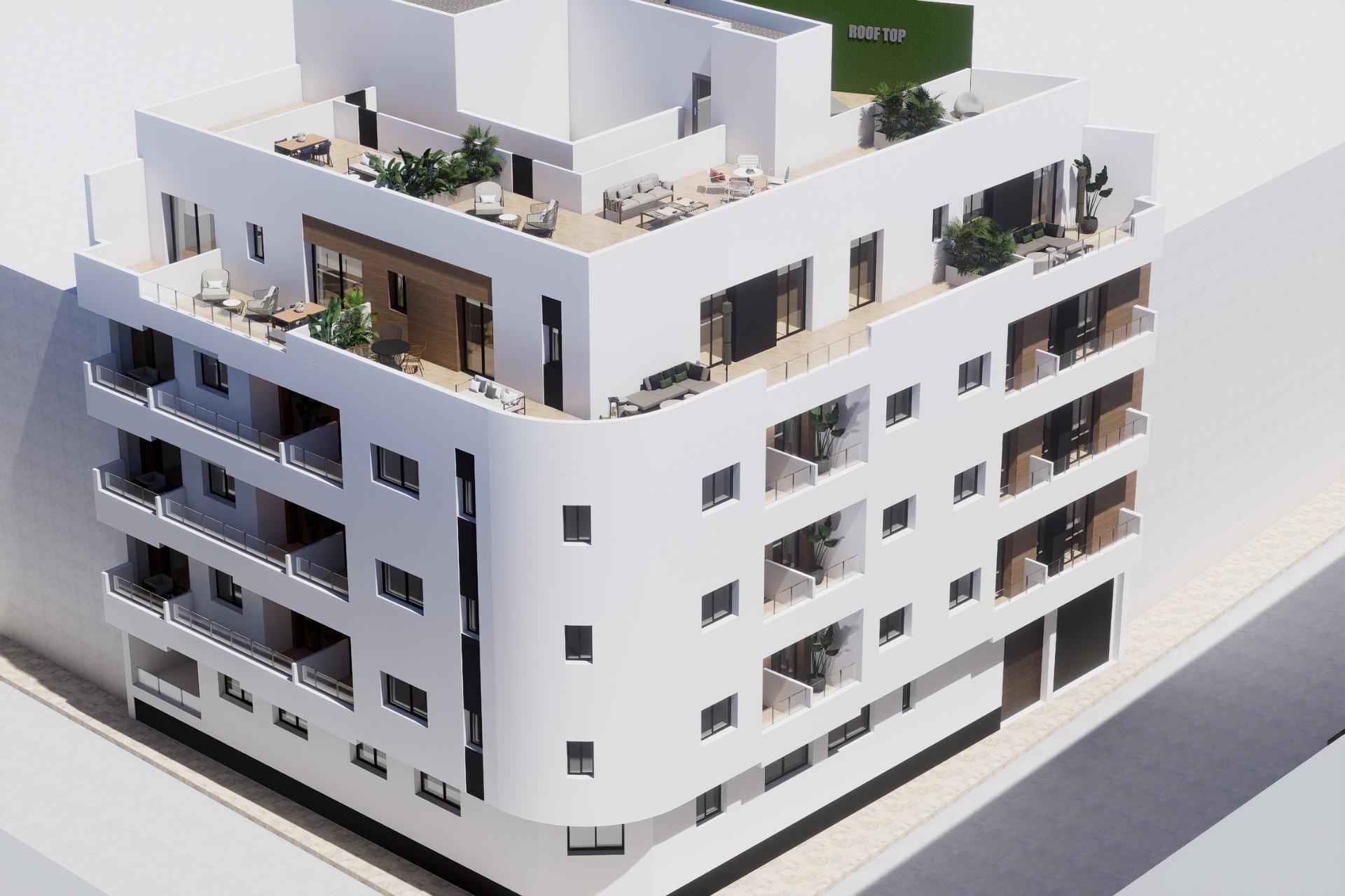 Obra nueva - Apartamento -
Torrevieja - pueblo