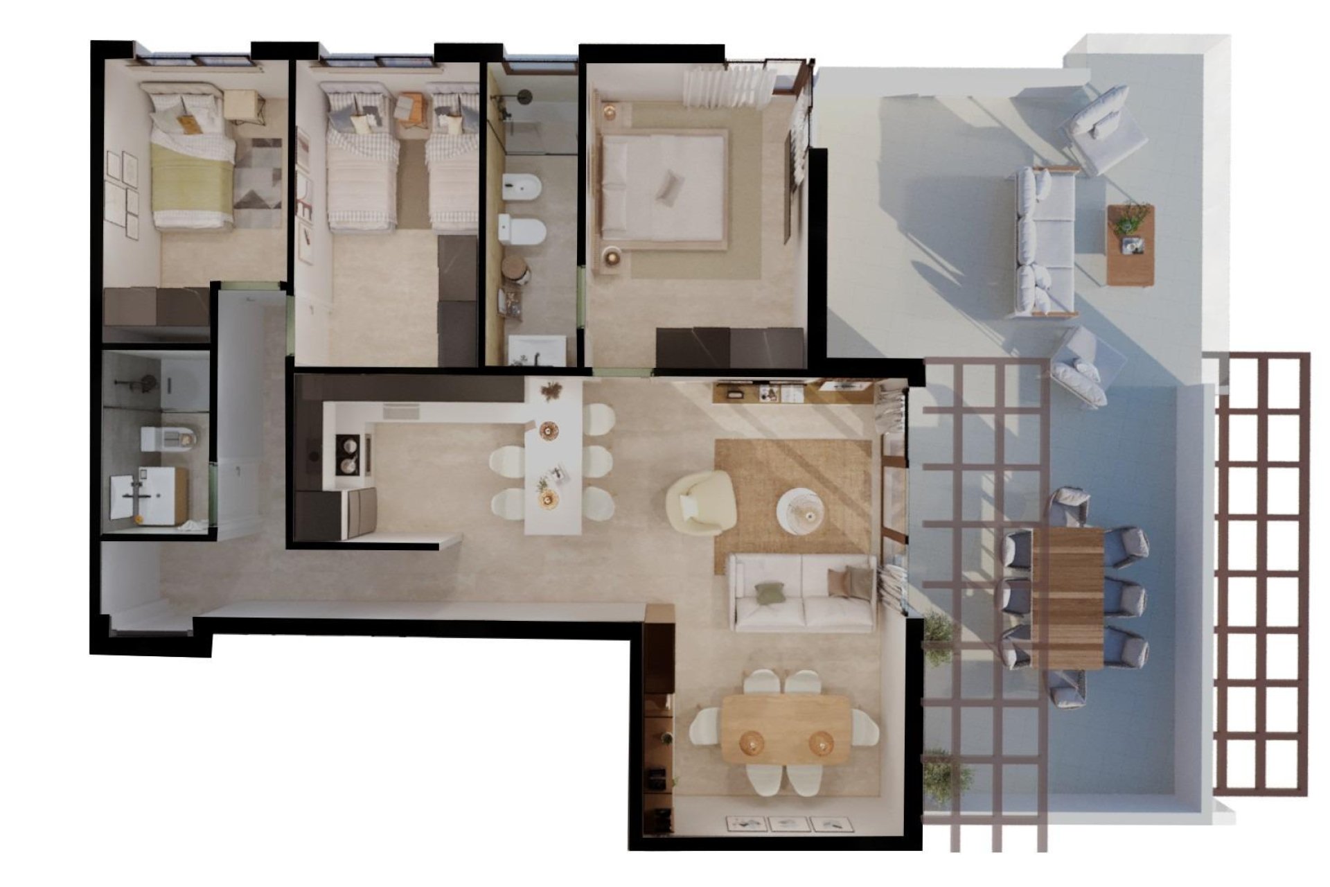 Obra nueva - Apartamento -
Vera - Vera Playa