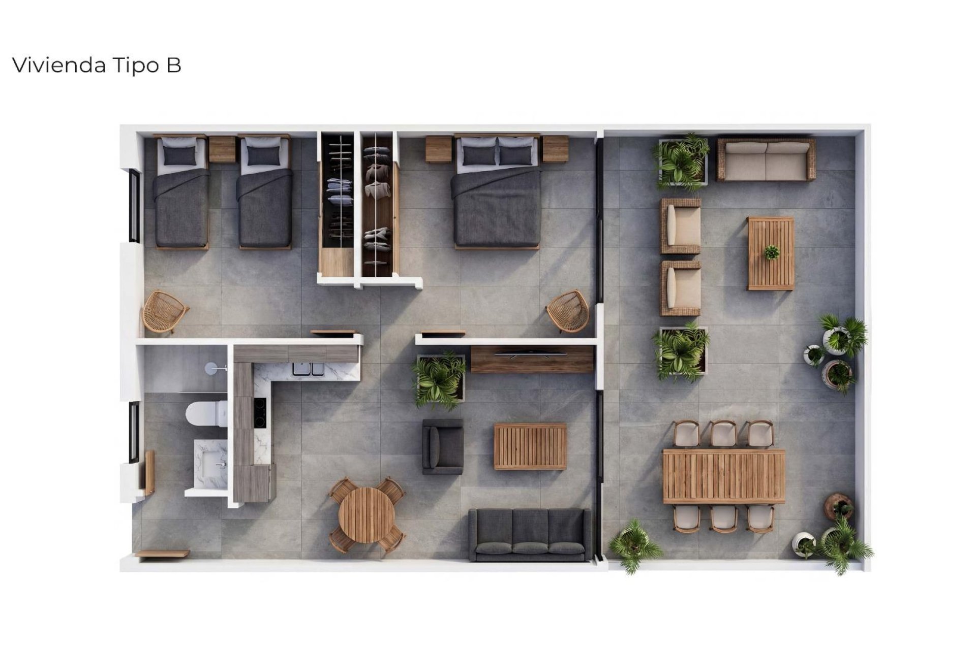 Obra nueva - Apartamento -
Vera - Vera Playa