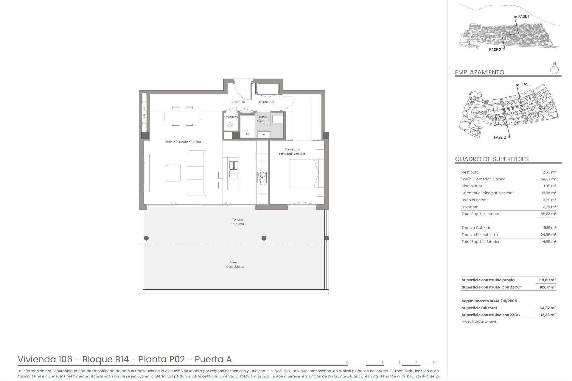 Obra nueva - Ático -
Mojacar - Playa Macenas (Mojácar)