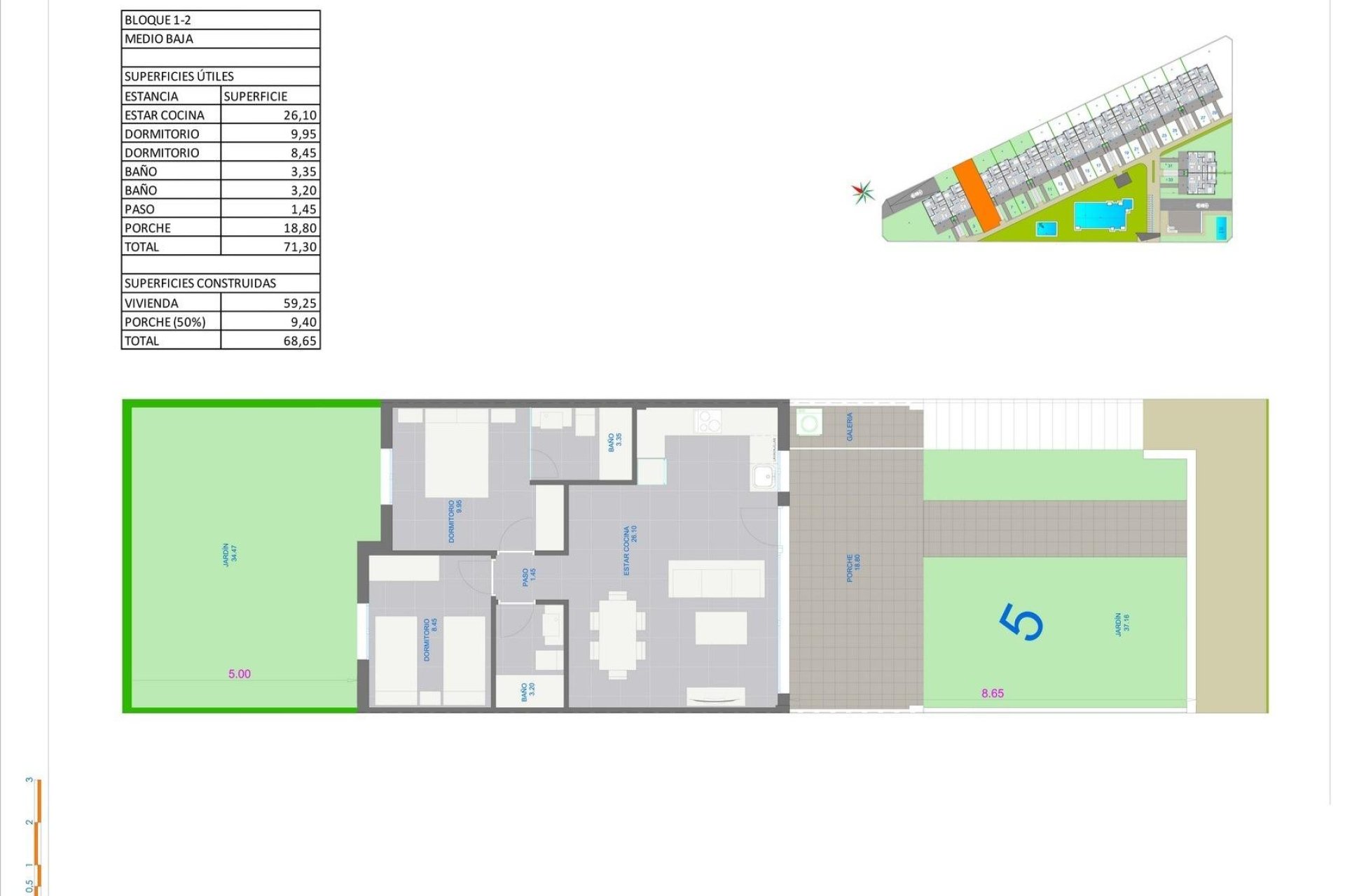 Obra nueva - Bungalow -
Pilar de la Horadada - pueblo