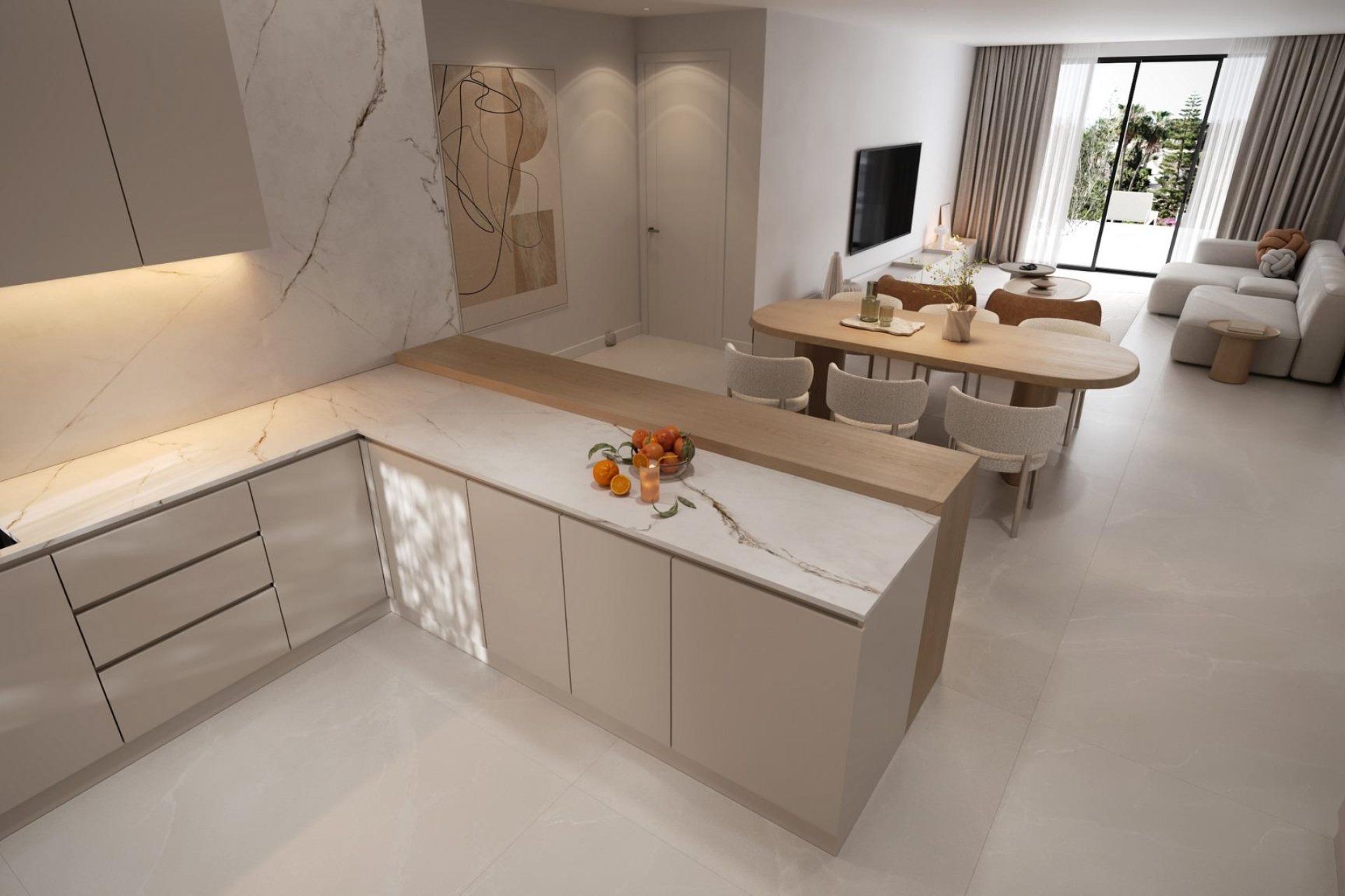 Obra nueva - Ground floor apartment -
Estepona - Resinera Voladilla
