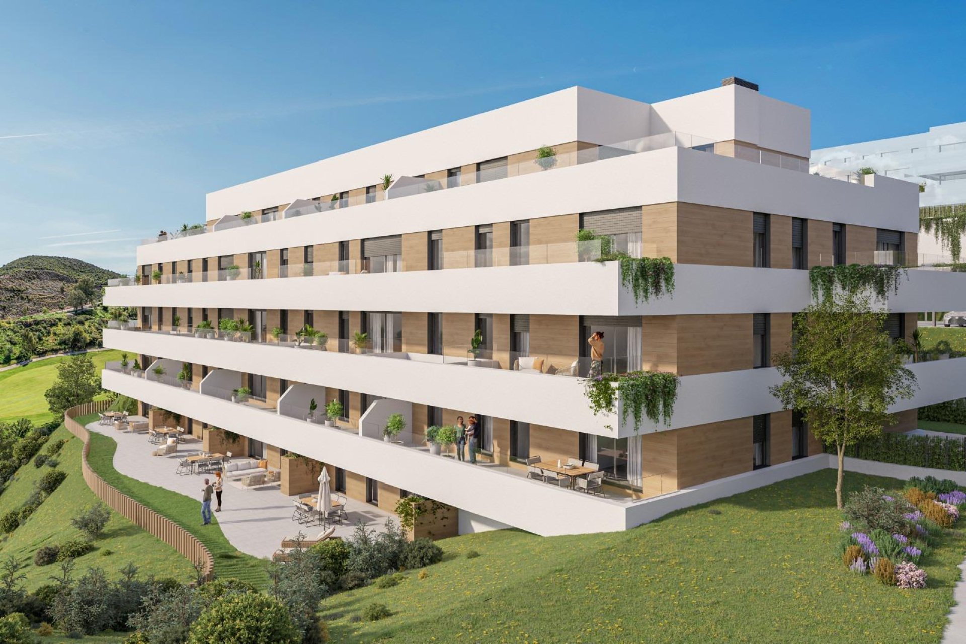 Obra nueva - Ground floor apartment -
Mijas - Calanova Golf