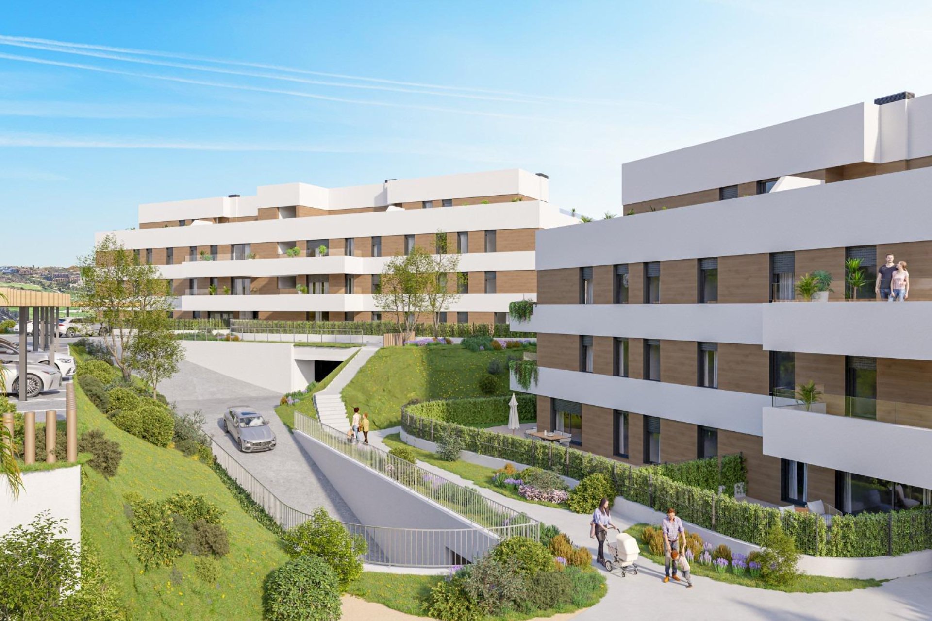 Obra nueva - Ground floor apartment -
Mijas - Calanova Golf