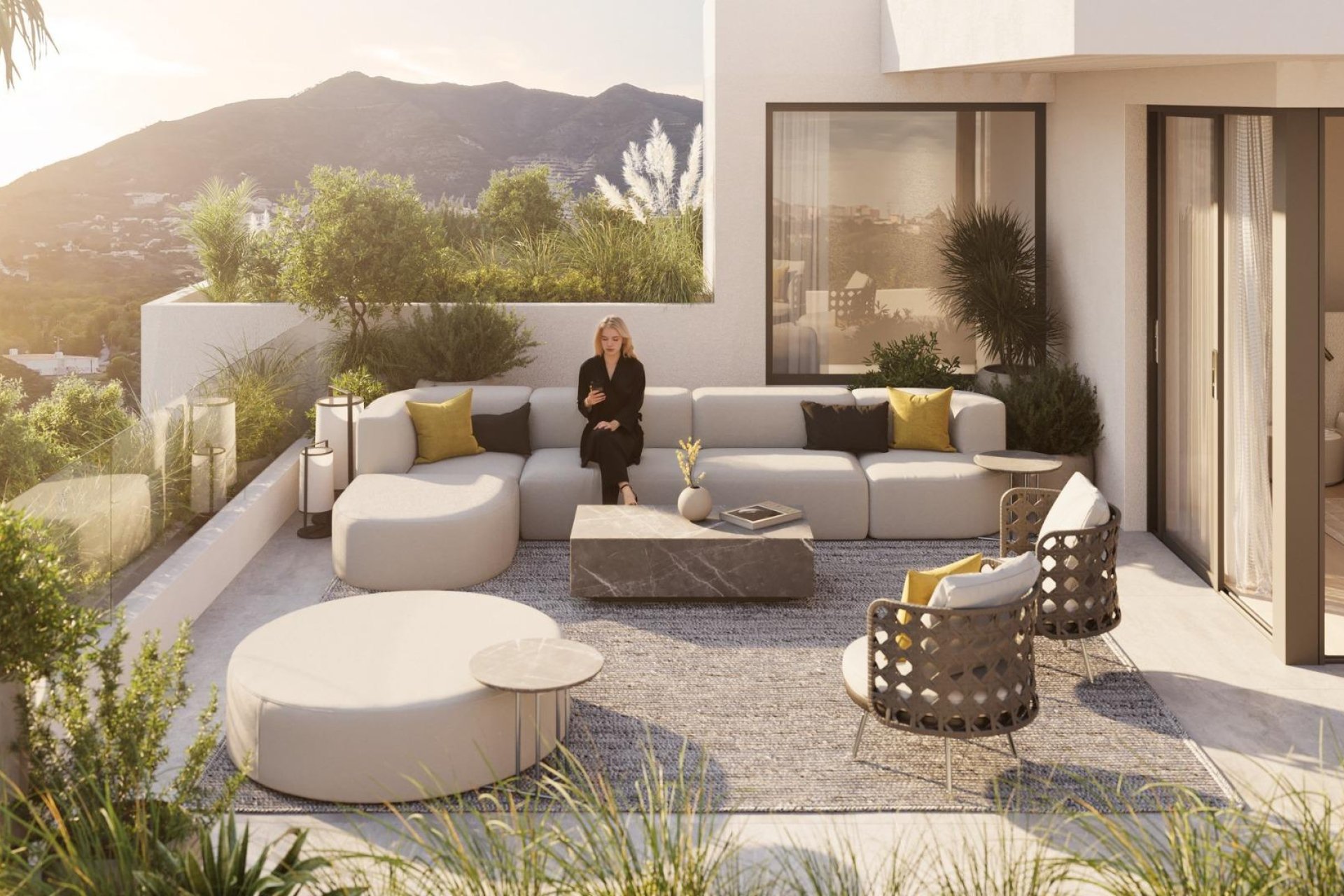 Obra nueva - Ground floor apartment -
Mijas - La Capellania