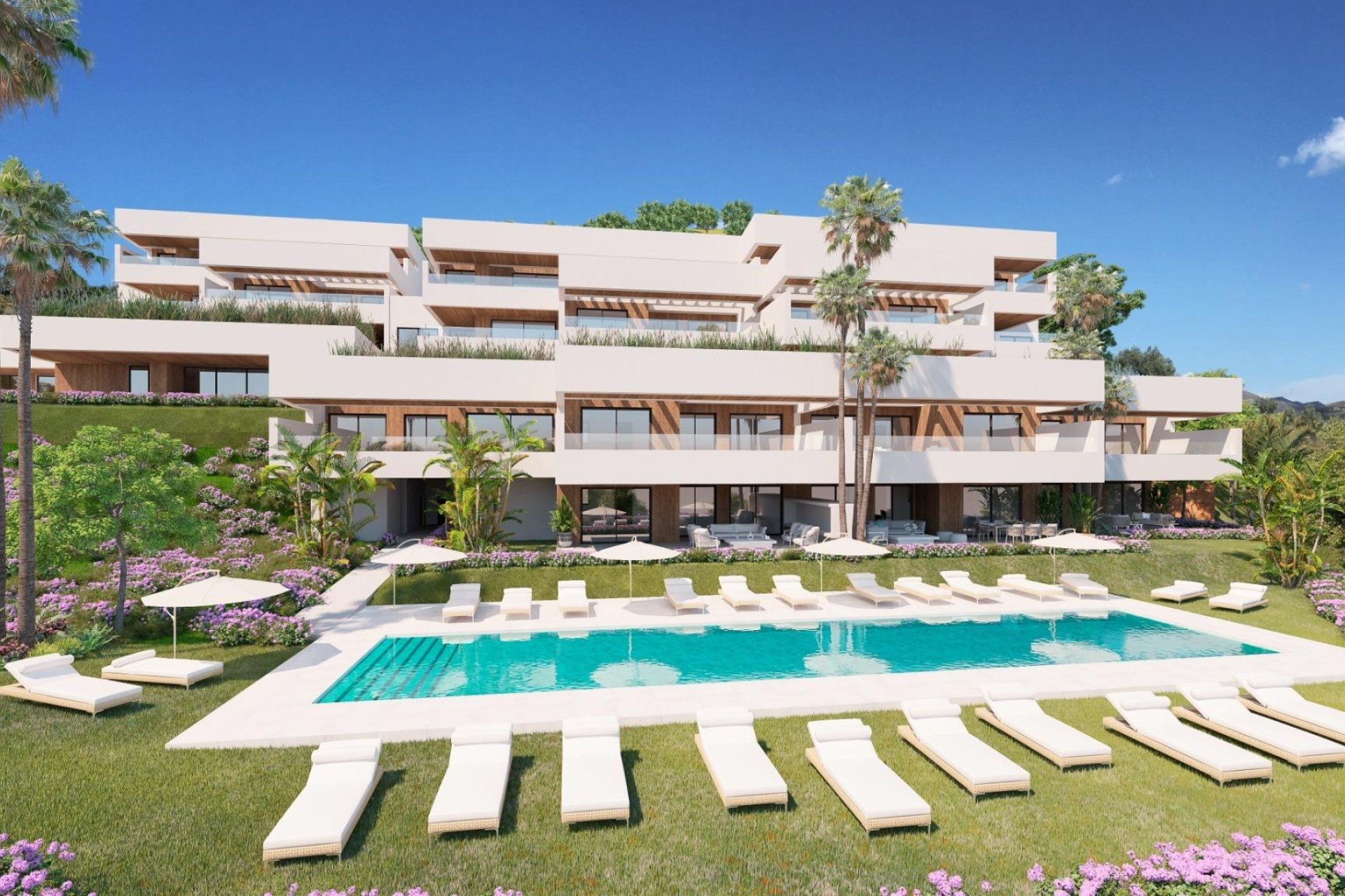 Obra nueva - Ground floor apartment -
Ojen - Palo Alto