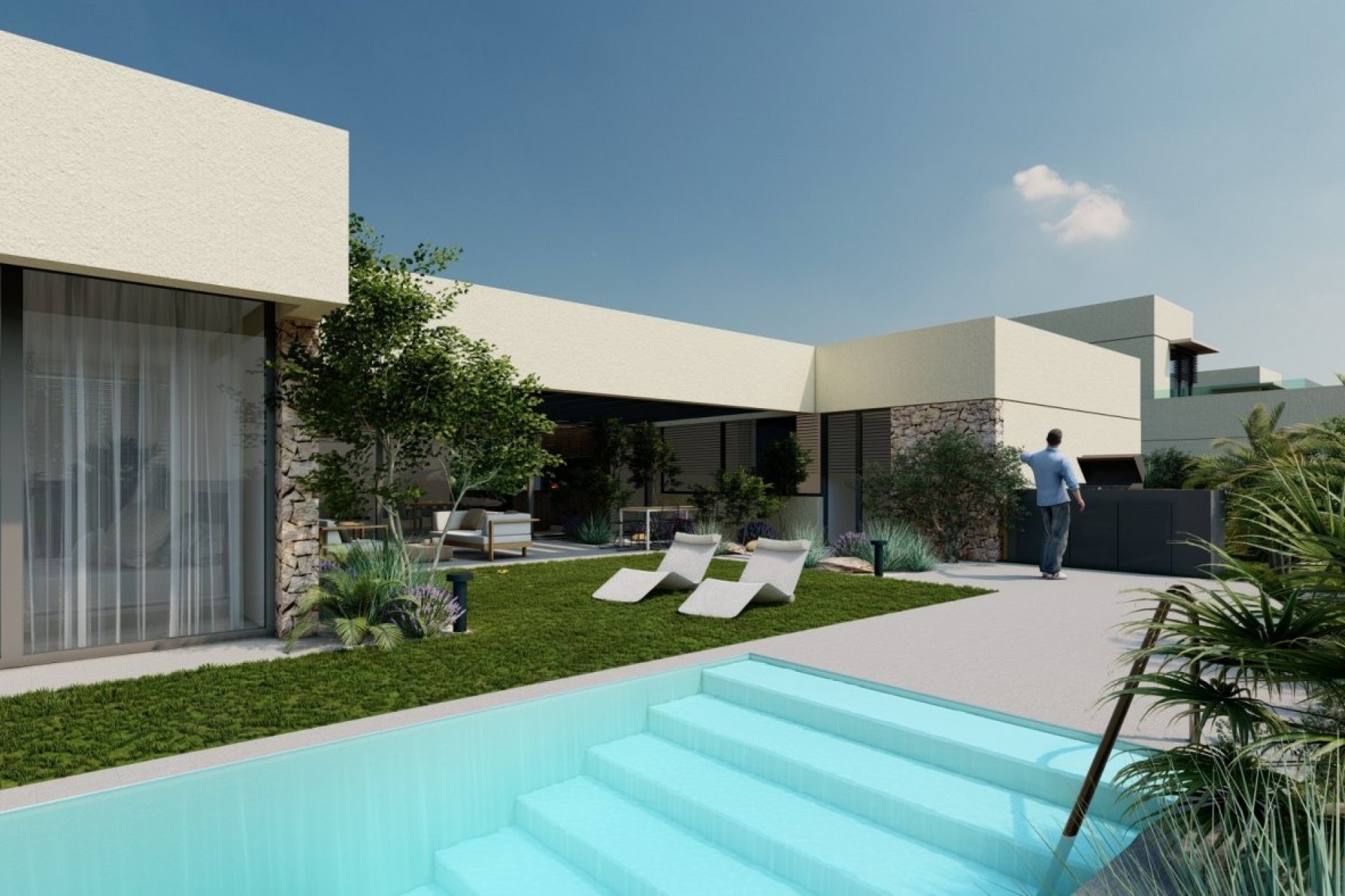 Obra nueva - Villa -
Baños y Mendigo - Altaona Golf