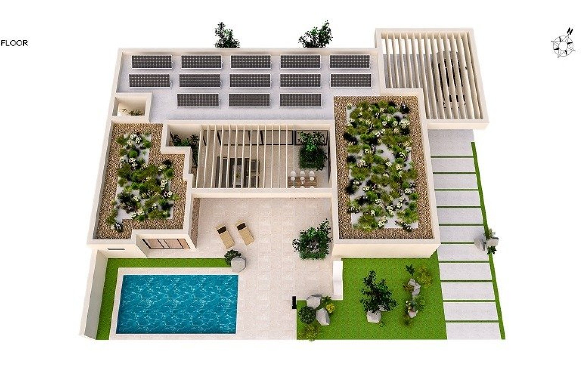 Obra nueva - Villa -
Baños y Mendigo - Altaona Golf