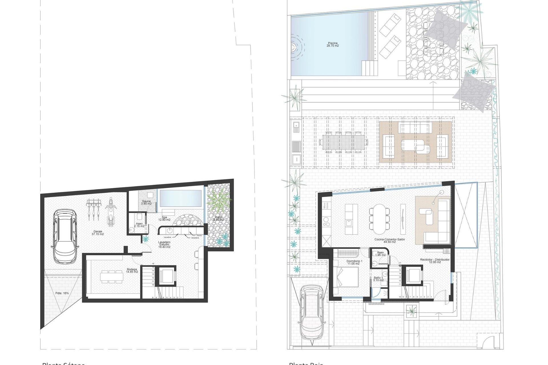 Obra nueva - Villa -
Cabo de Palos - Cala Flores