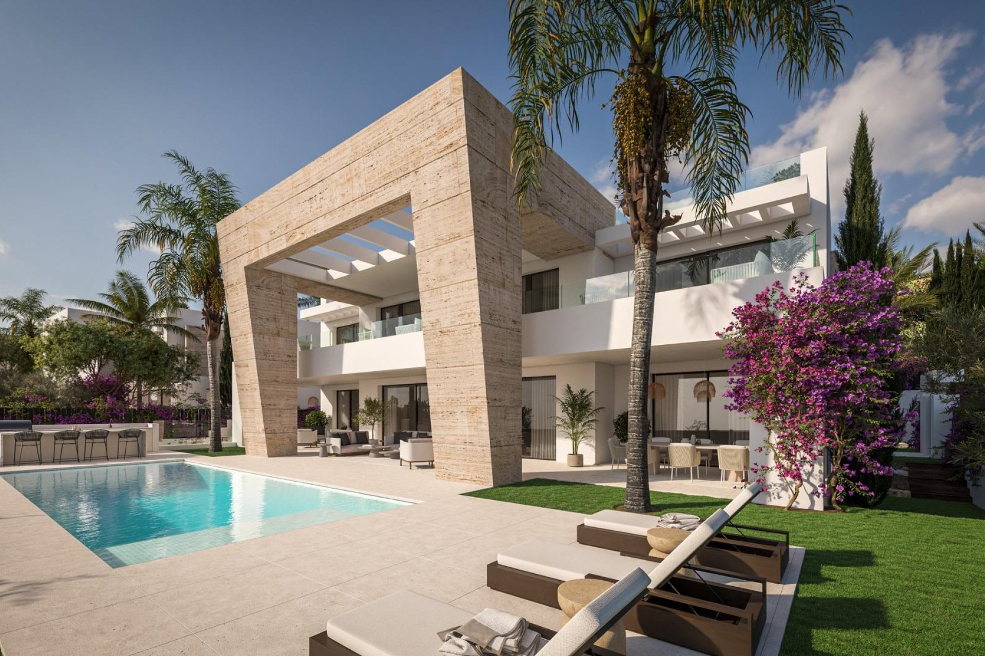 Obra nueva - Villa -
Estepona - Atalaya del Golf