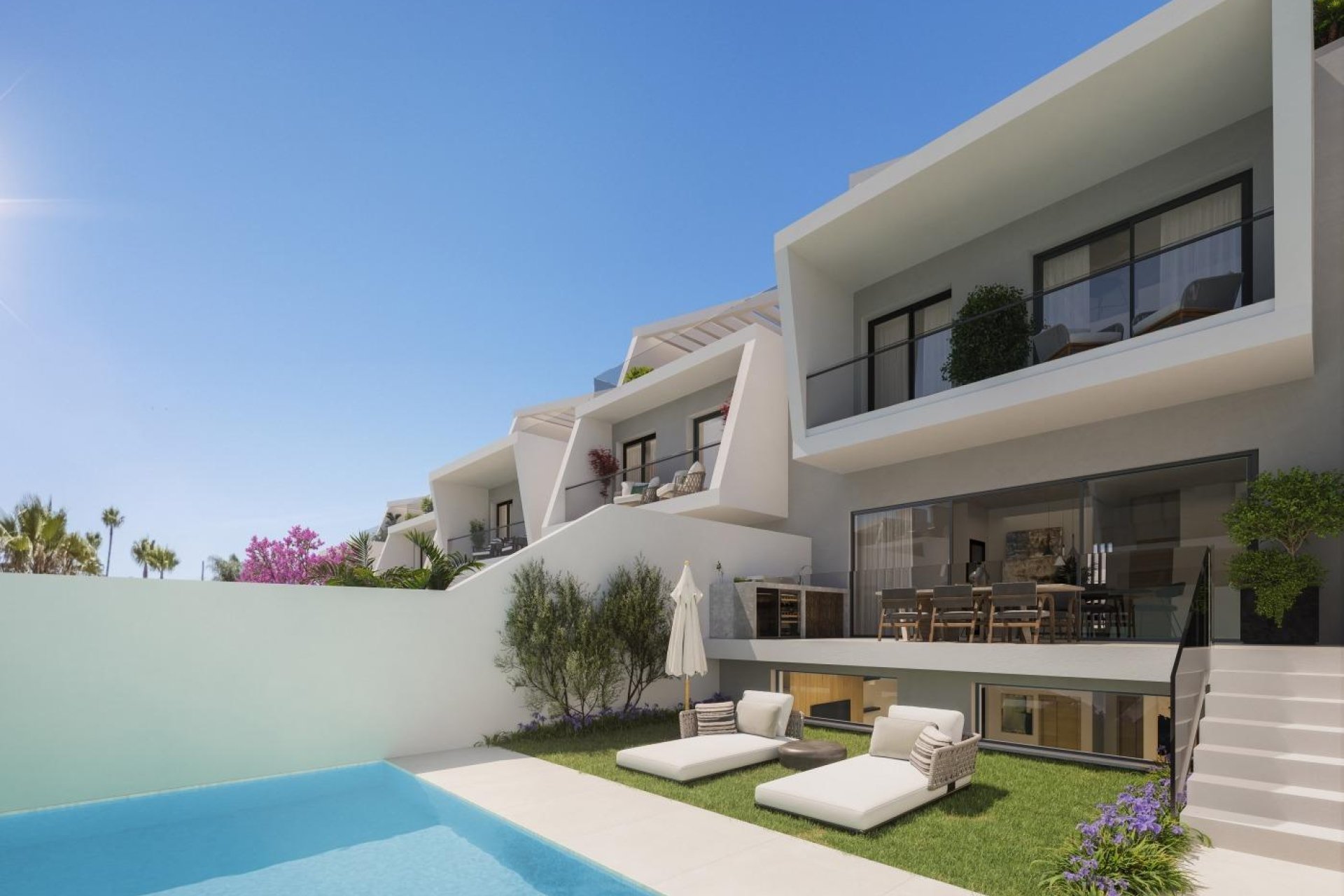 Obra nueva - Villa -
Estepona - Los Flamingos