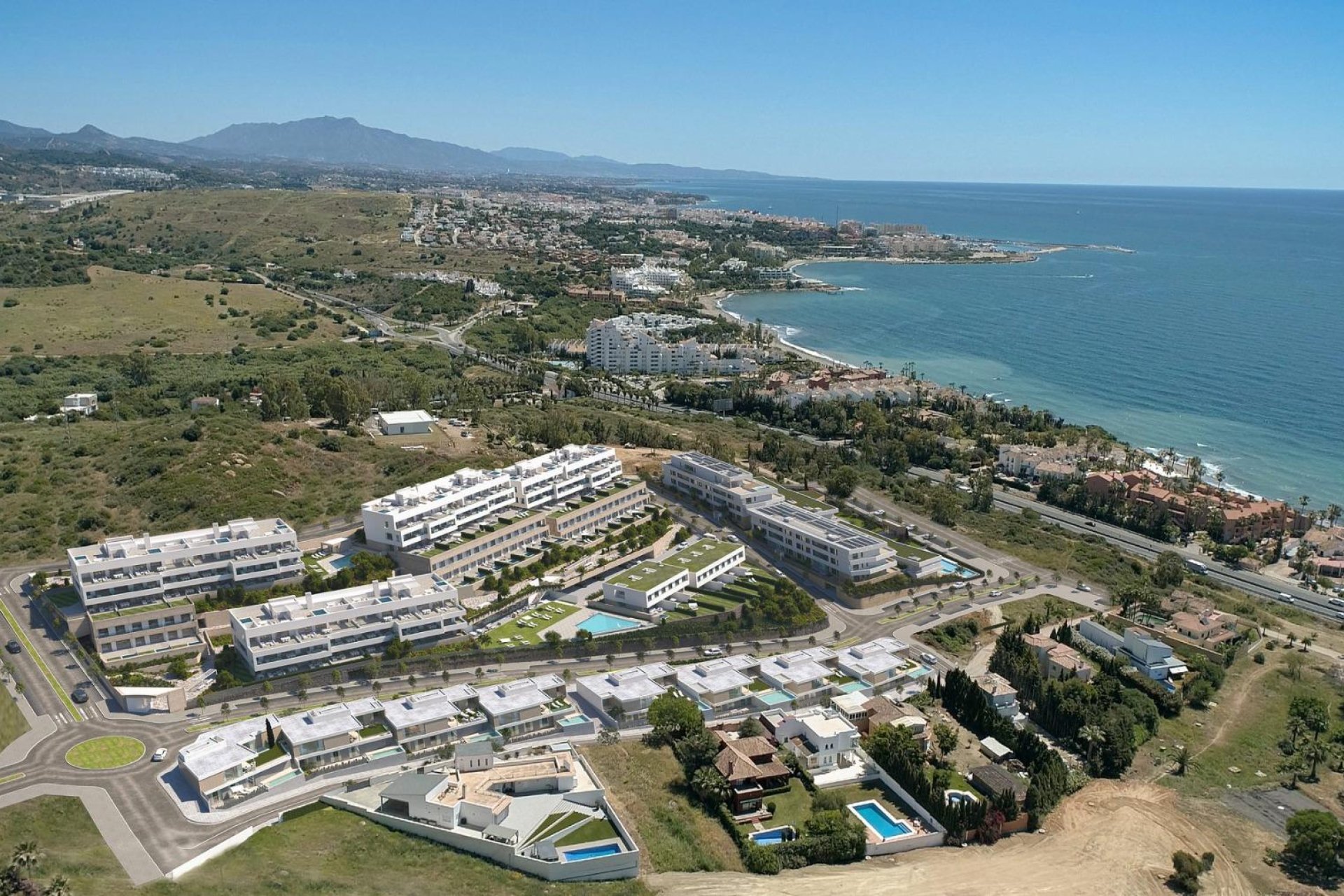Obra nueva - Villa -
Estepona - Urb. La Gaspara