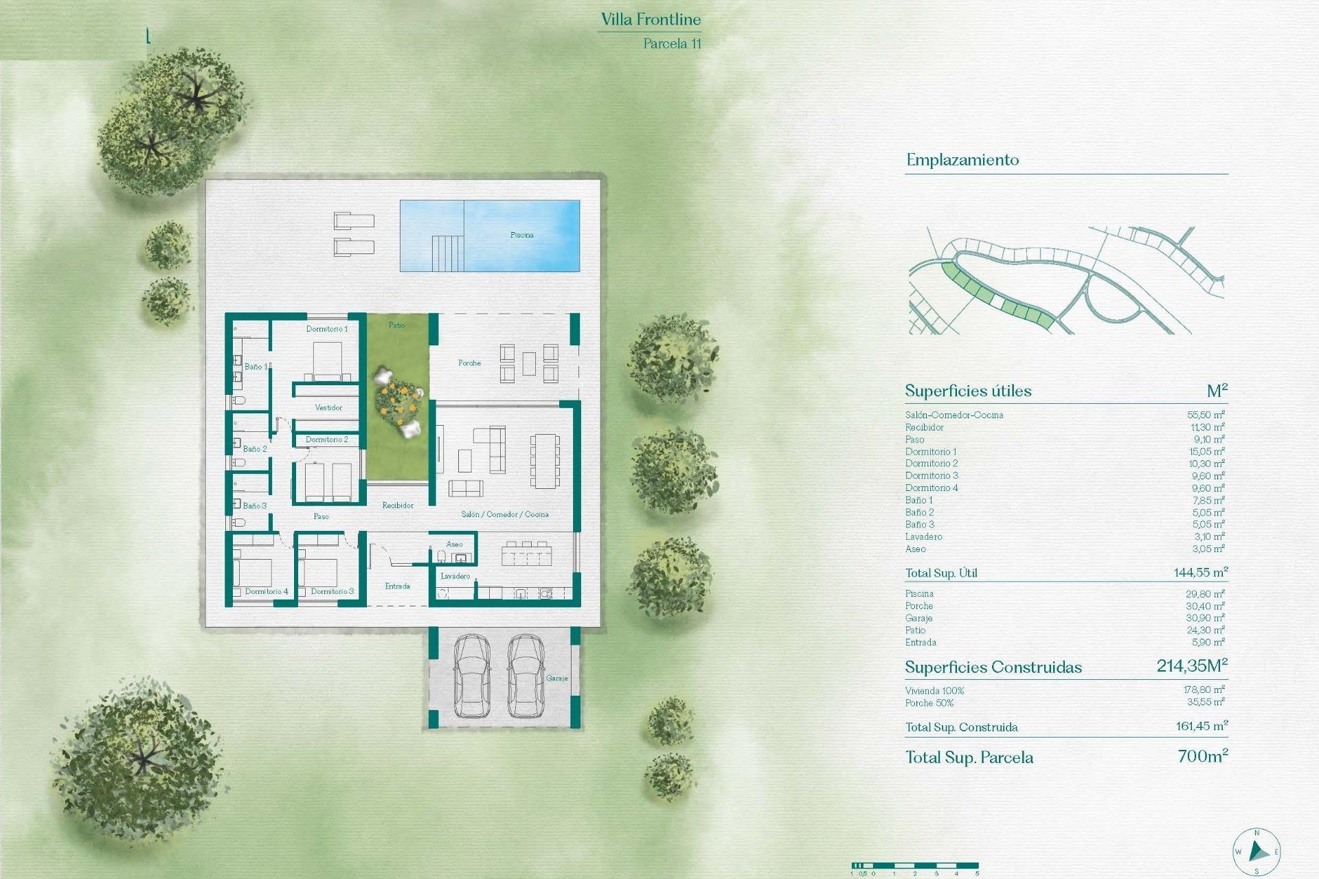 Obra nueva - Villa -
Fuente Álamo - Hacienda del Alamo