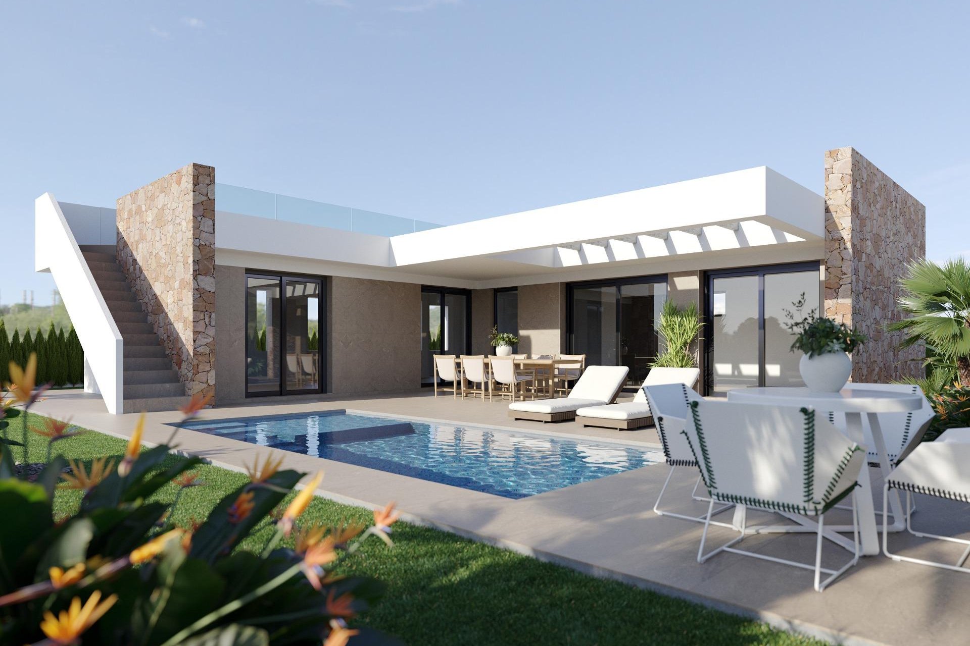 Obra nueva - Villa -
Fuente Álamo - Hacienda del Alamo