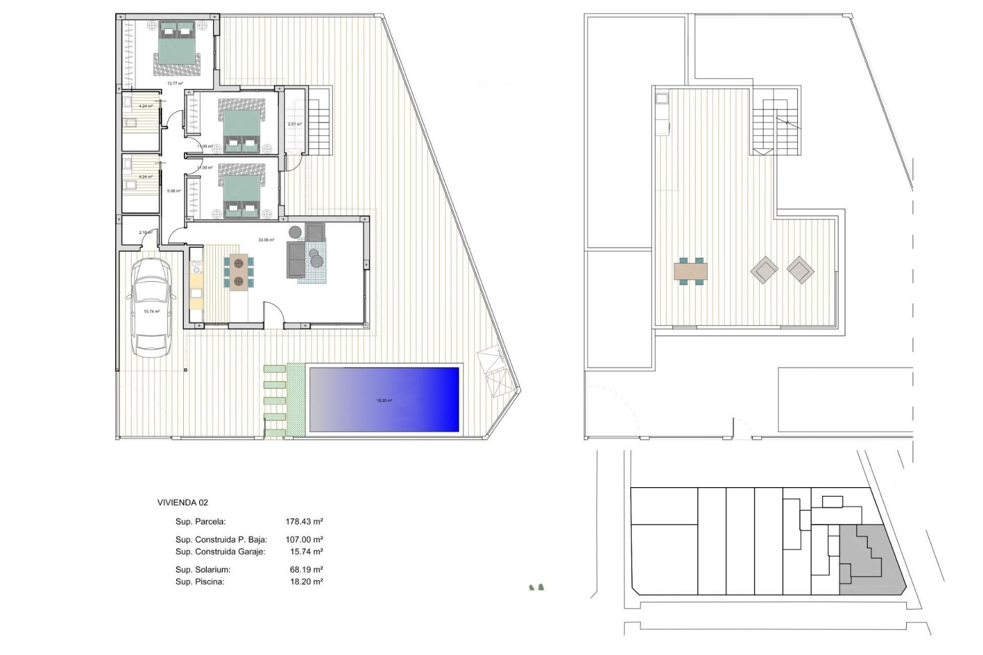 Obra nueva - Villa -
Los Alcazares - La Concha