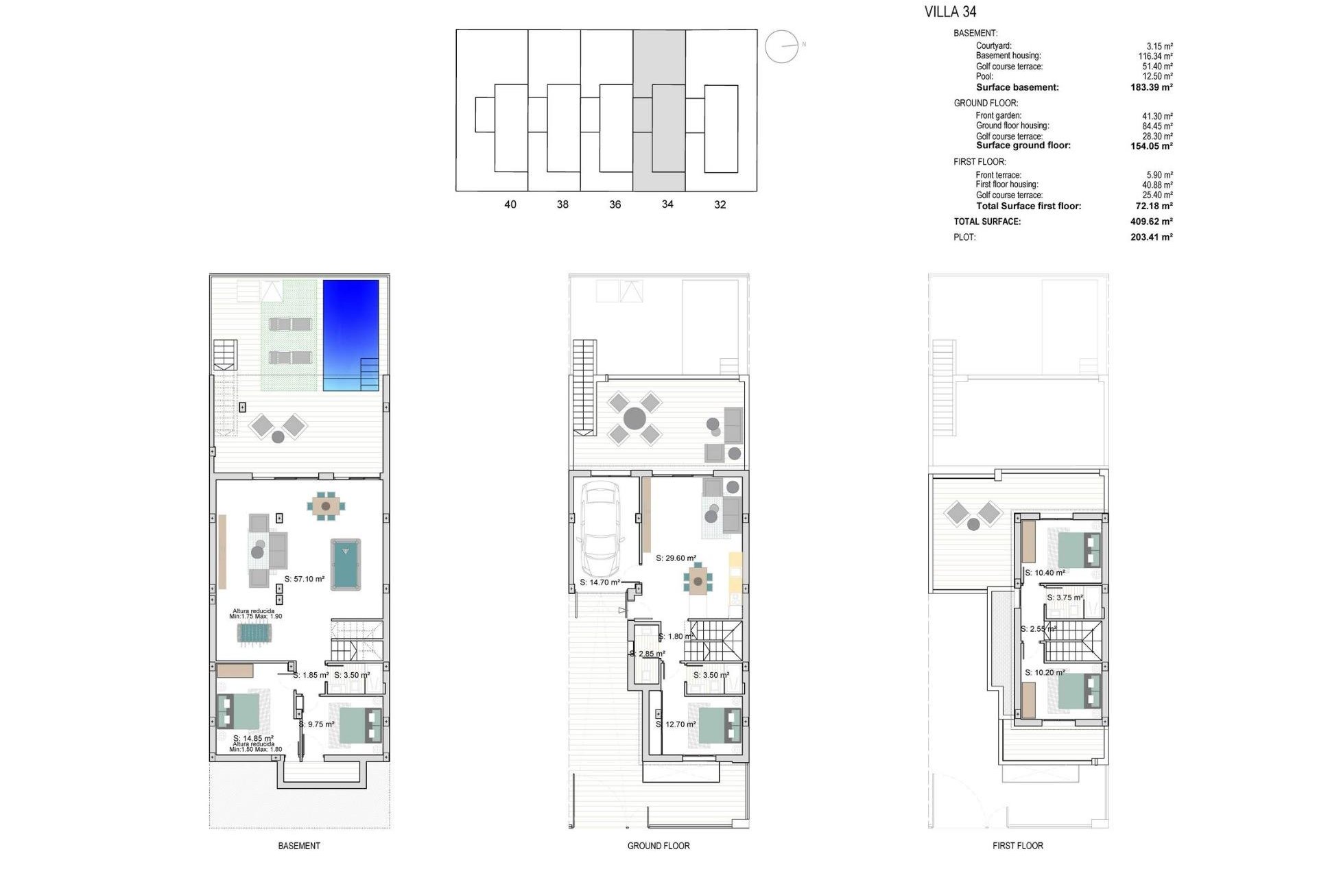 Obra nueva - Villa -
Los Alcazares - Serena Golf