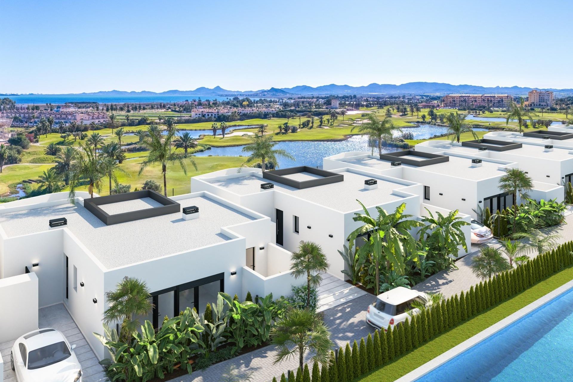 Obra nueva - Villa -
Los Alcazares - Serena Golf