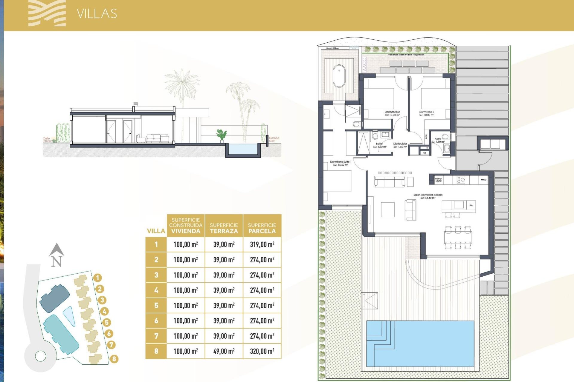 Obra nueva - Villa -
Los Alcazares - Serena Golf